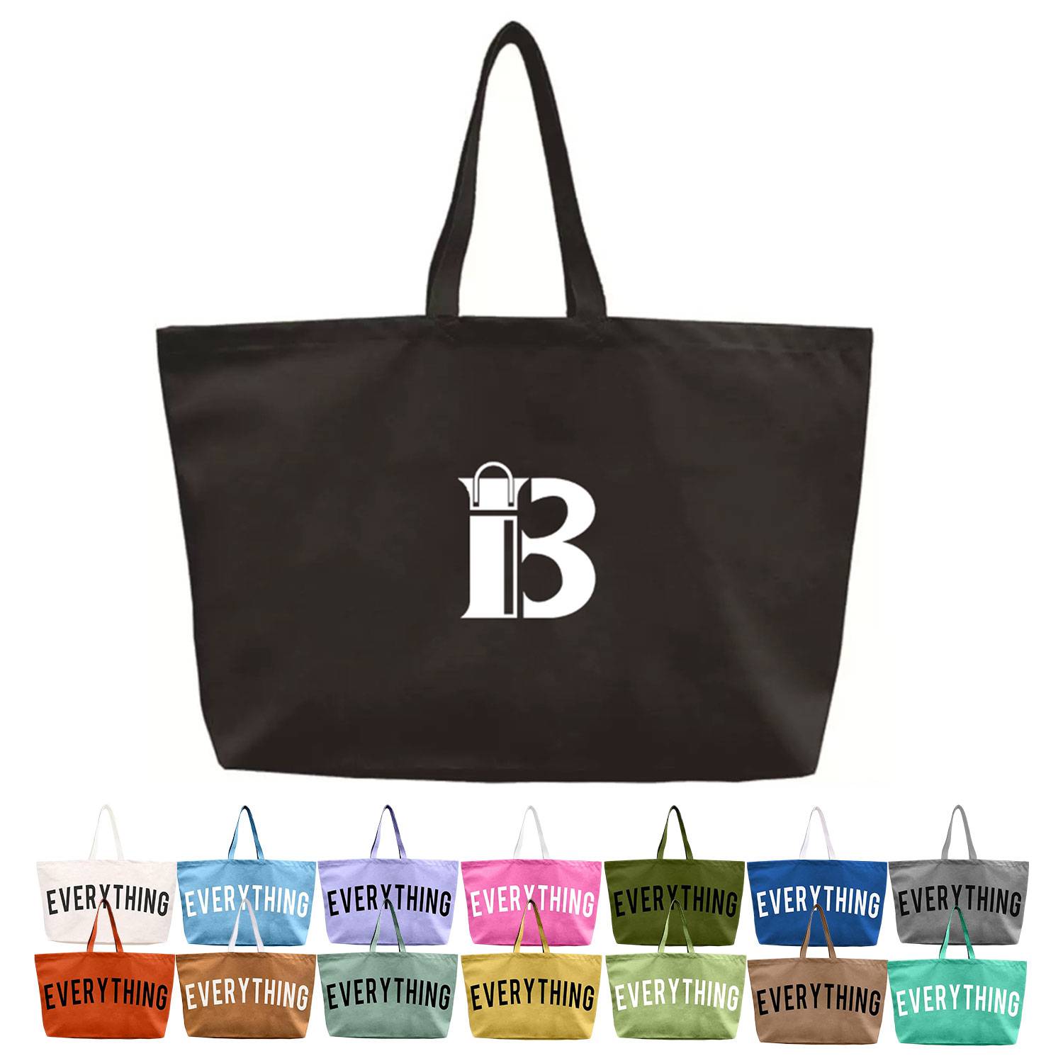 Large Capacity Portable Canvas Tote Bag
