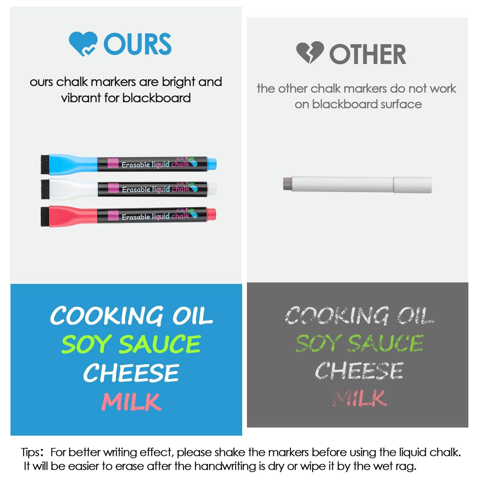 Magnetic Black Dry Erase Board Sheet w/ 3 Markers - Image 4