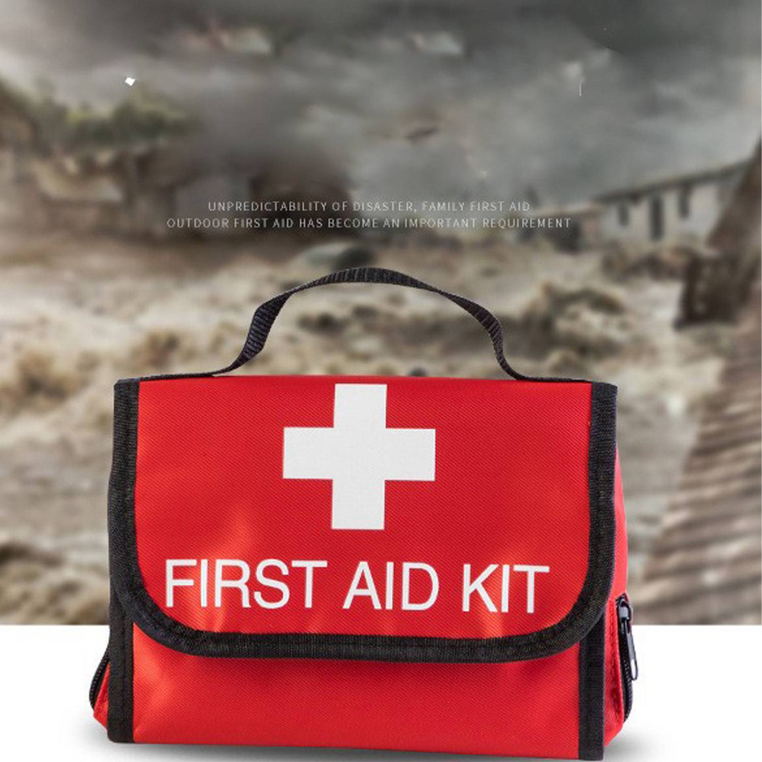 Oxford Trifold Emergency First Aid Empty Bag - Image 3