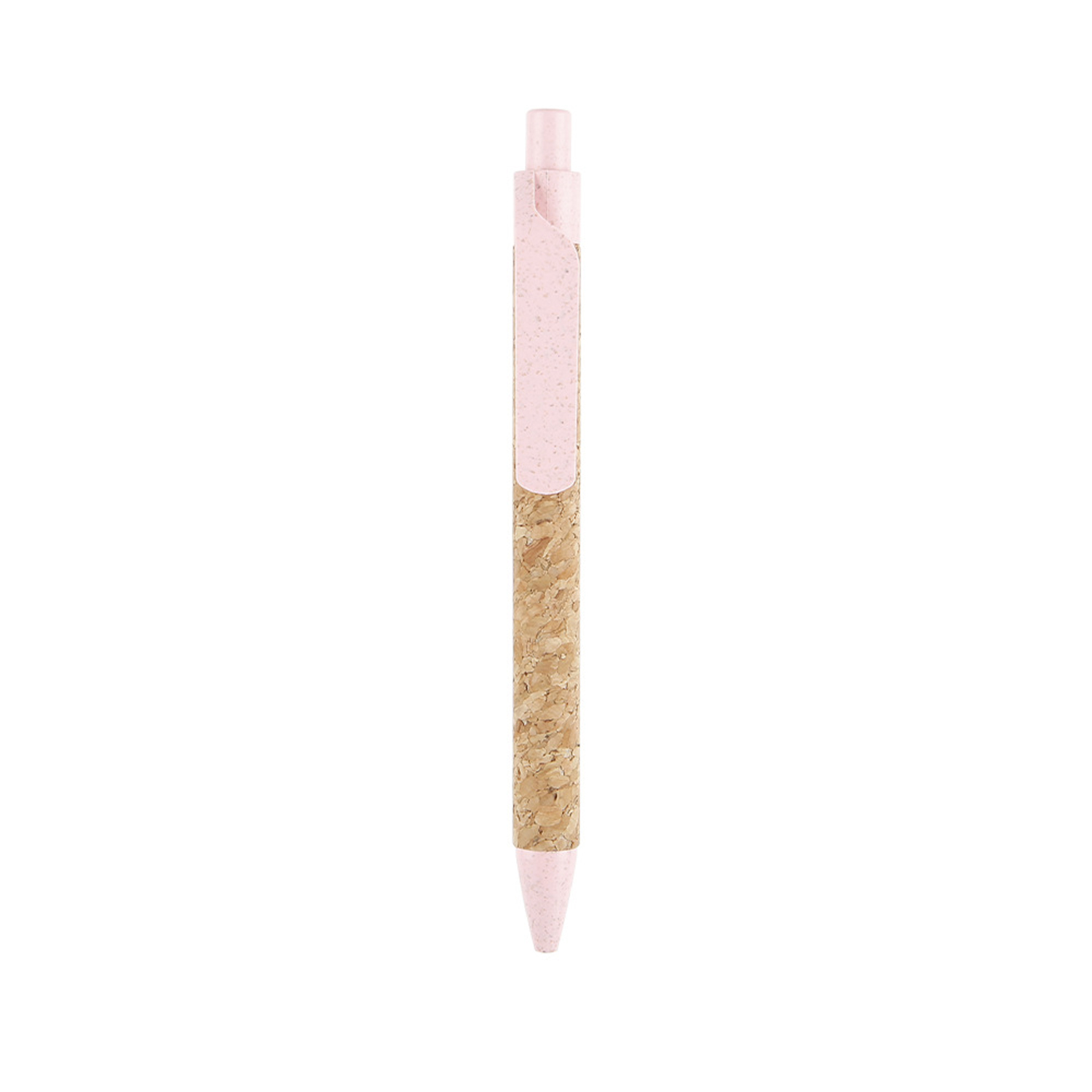 Retractable Wheat Straw Cork Ballpoint Pen - Image 8