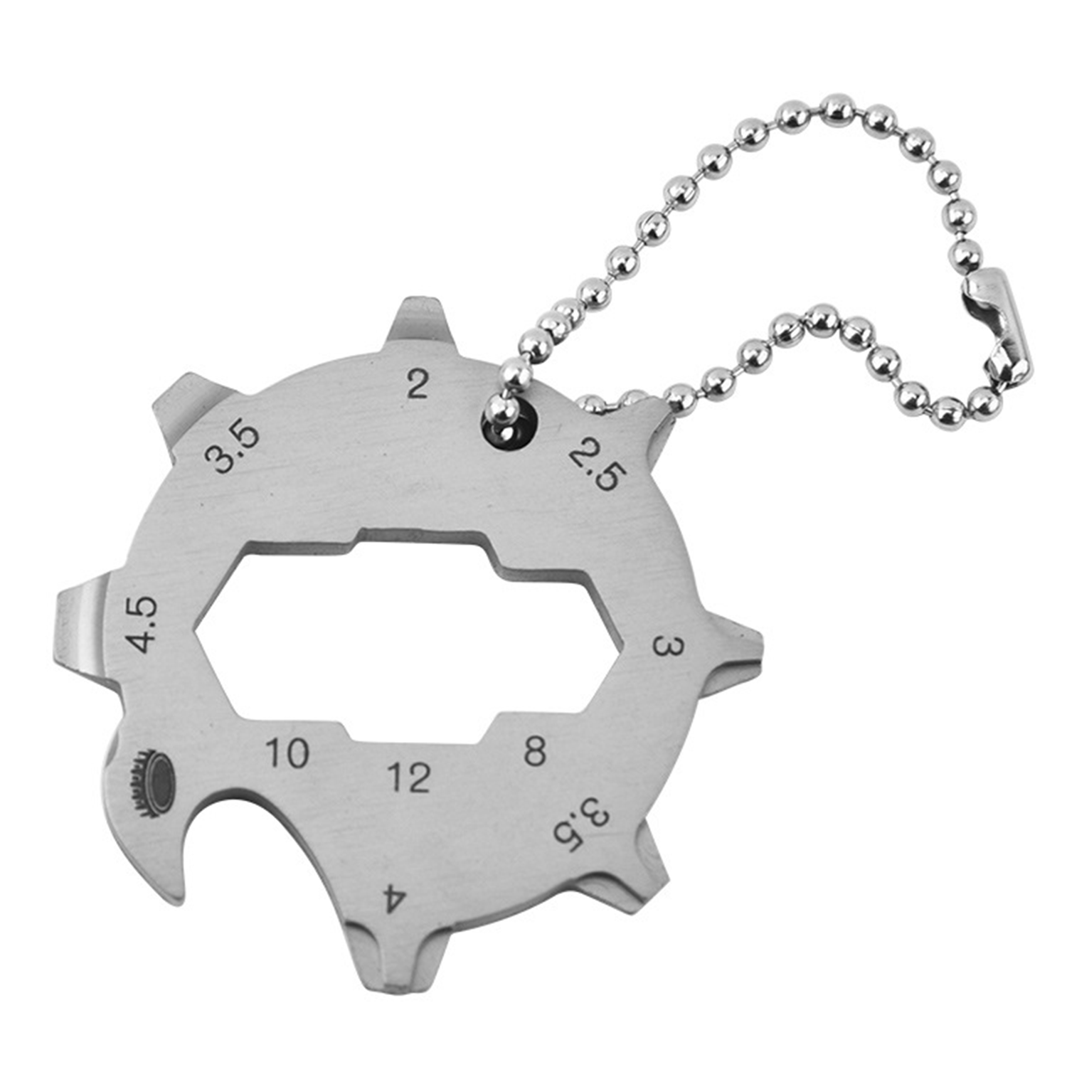11 in 1 Multi Tool Card Keychain Bottle Opener - Image 3