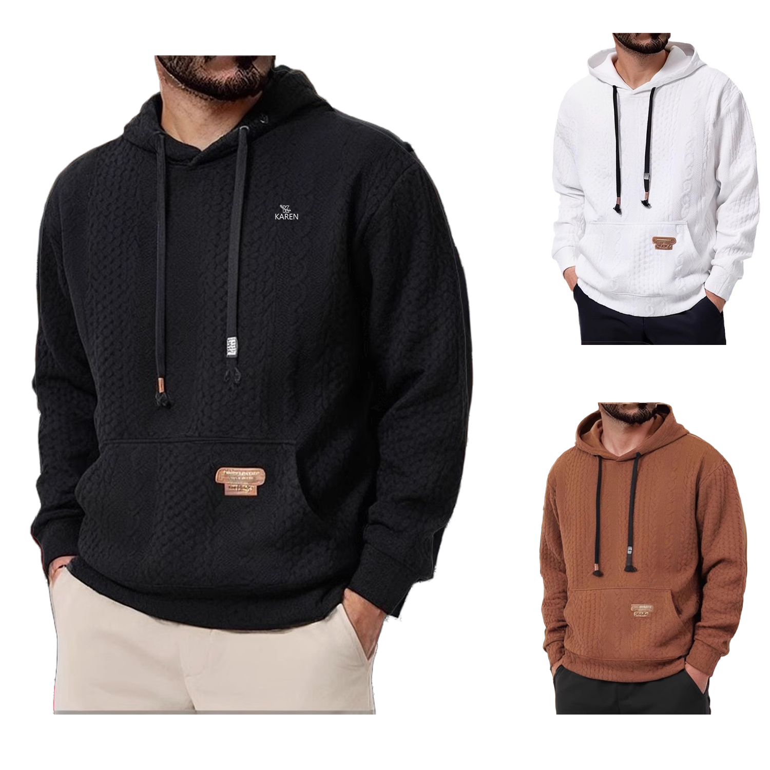 Long-Sleeved Loose Warm Hoodie