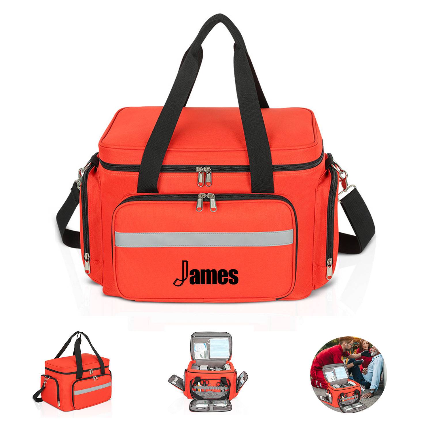 Large-Capacity Portable Outdoor Medical First-Aid Kit