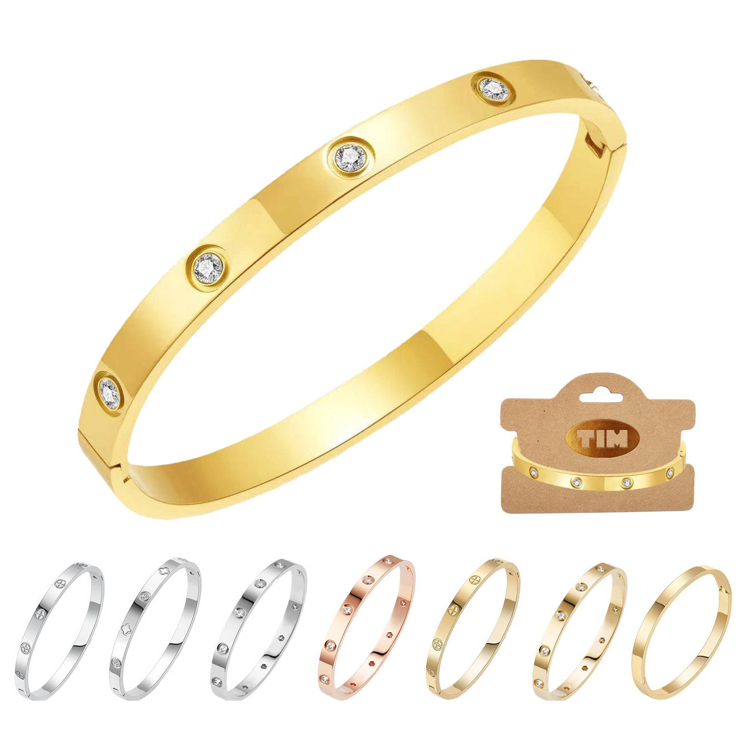 18K Gold Plated Love Friendship Bracelet