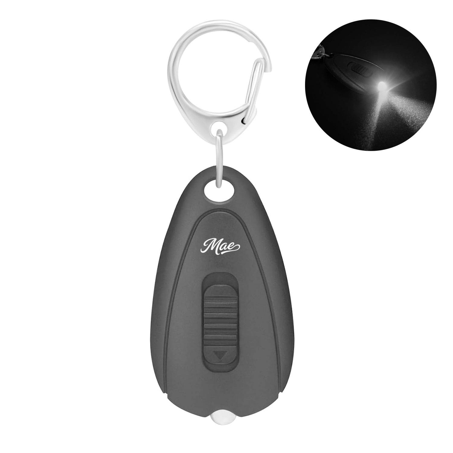 Mini ABS LED Keychain Flashlight - Portable for Outdoors