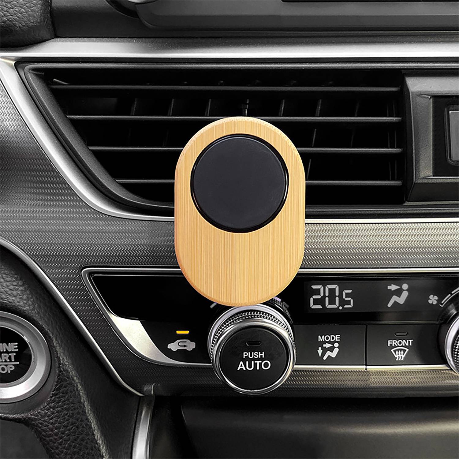Bamboo Wood Magnetic Car Phone Holder - Image 5