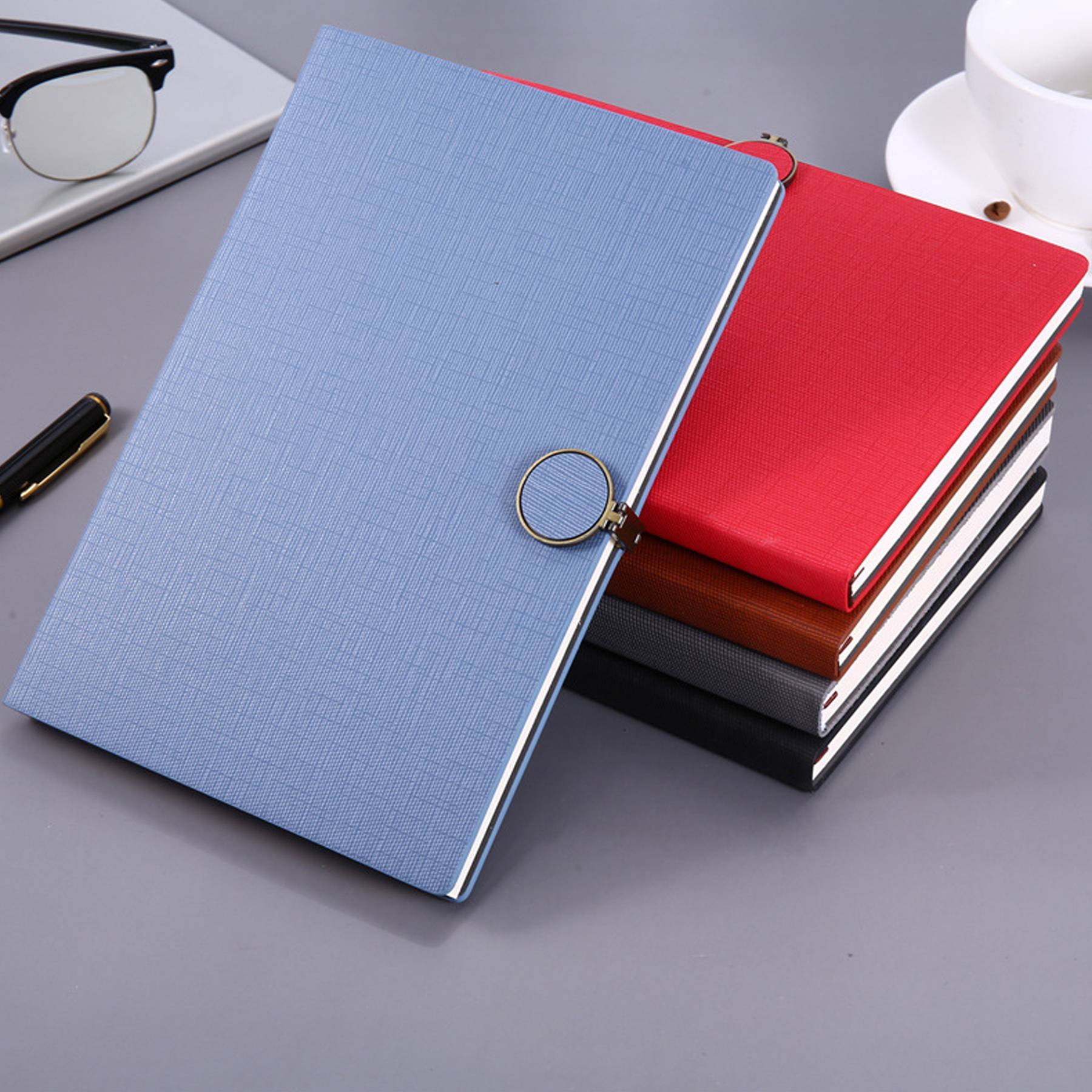 A5 Soft Leather Notebook Journal - Image 4