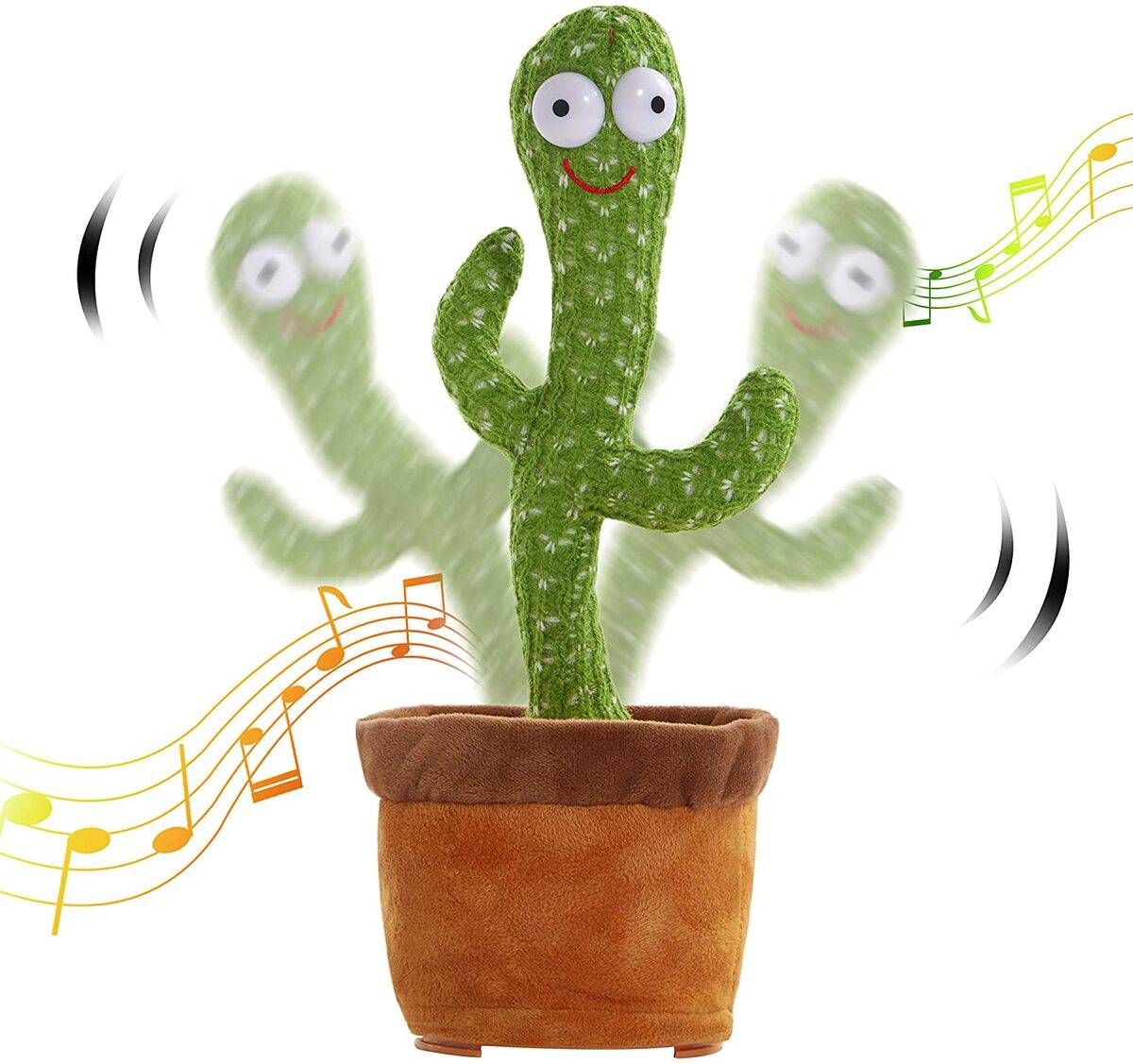 Dancing Cactus Plush Toys Electronic Shake Singing
