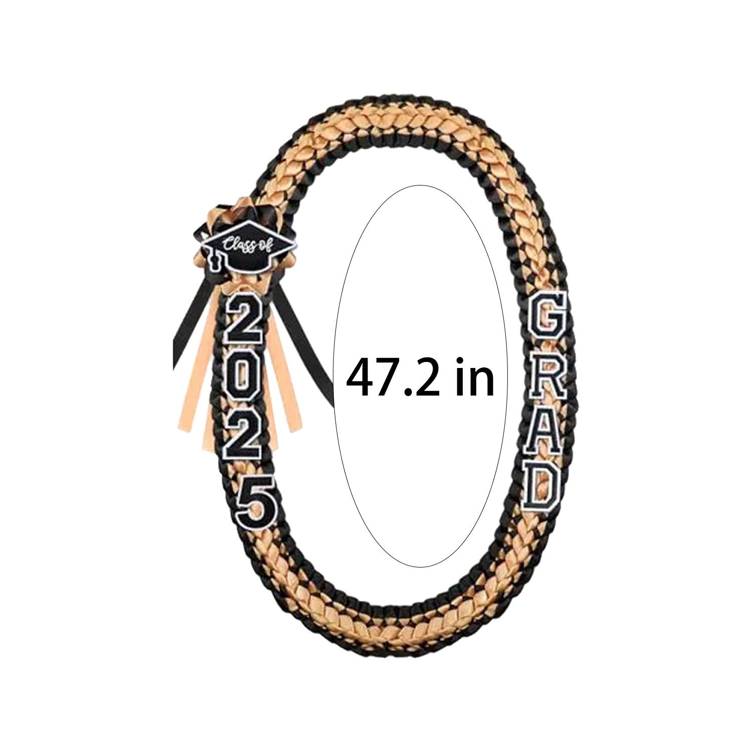 2025 Two Tone Handwoven Graduation Garland - Image 4