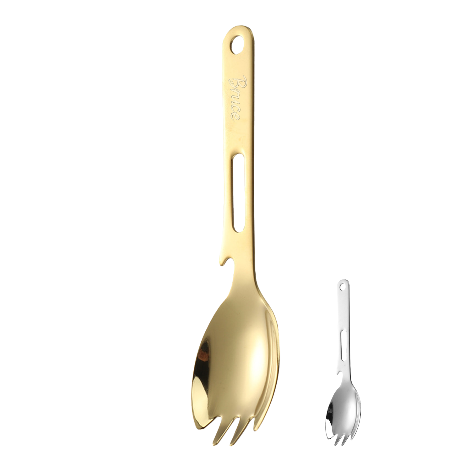 4 in 1 Stainless Steel Spork Spoon Fork