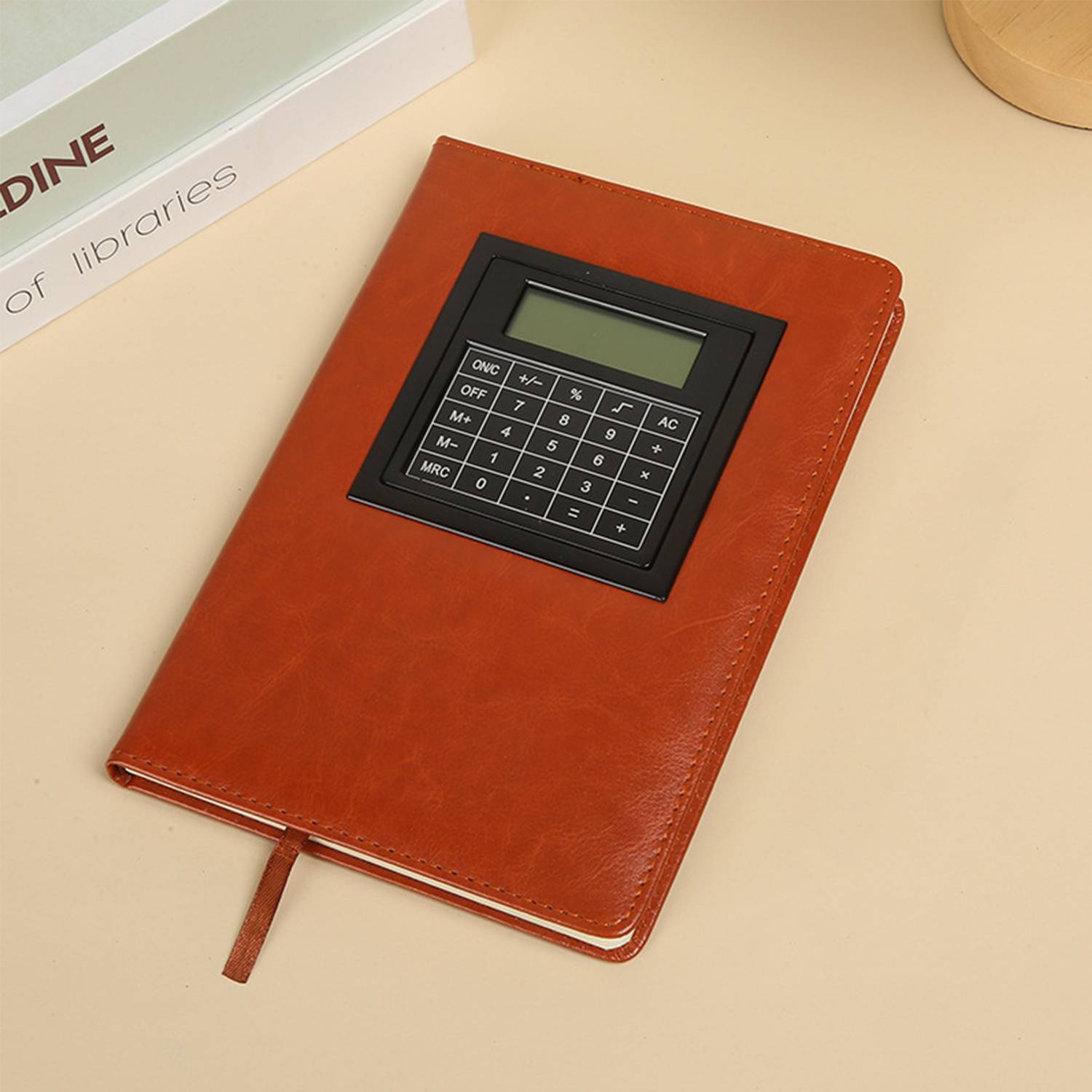 A5 200 Pages PU Leather Notebook w/ Calculator - Image 9