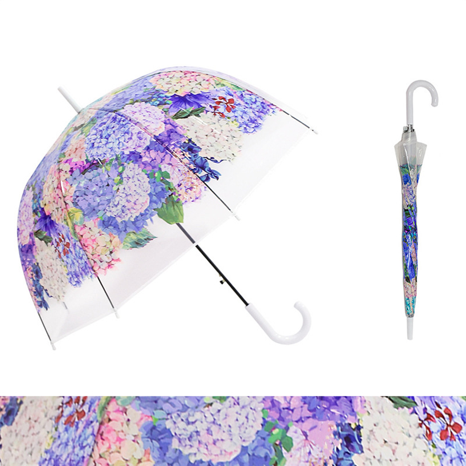 Automatic Straight-handle Printed Umbrella - Image 3