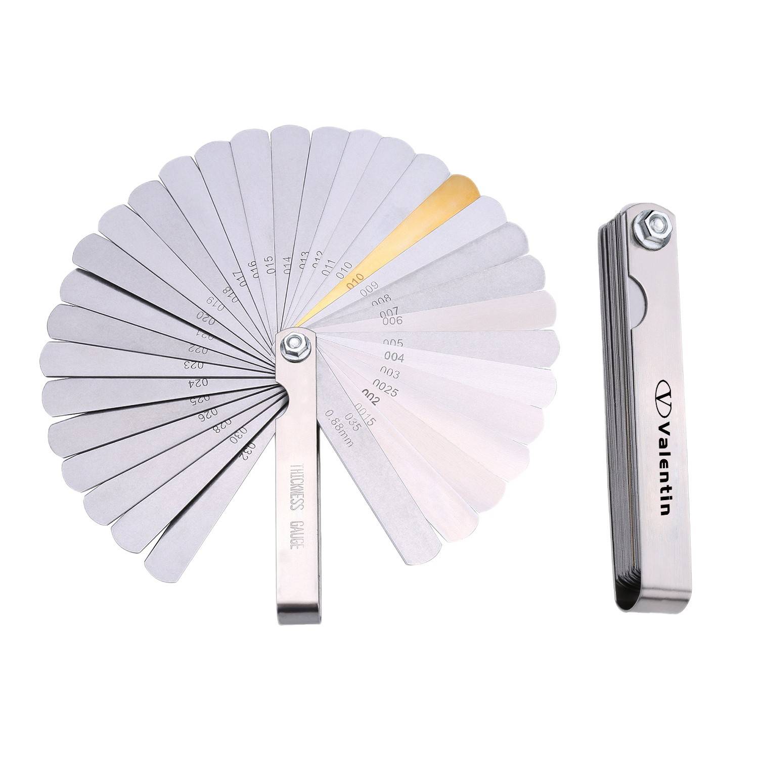 32 Blades Steel Feeler Gauge