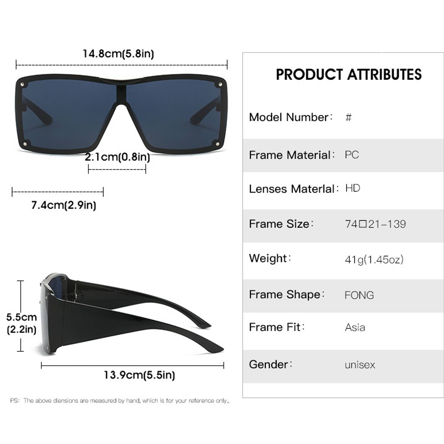 UV380 PC Sunglasses - Image 3