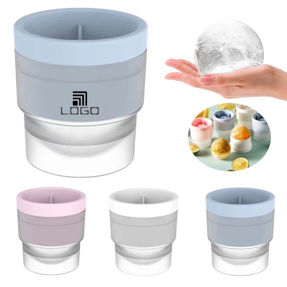 2.5 Inches Large Ice Balls Maker Whiskey Round Ice Cube Mold