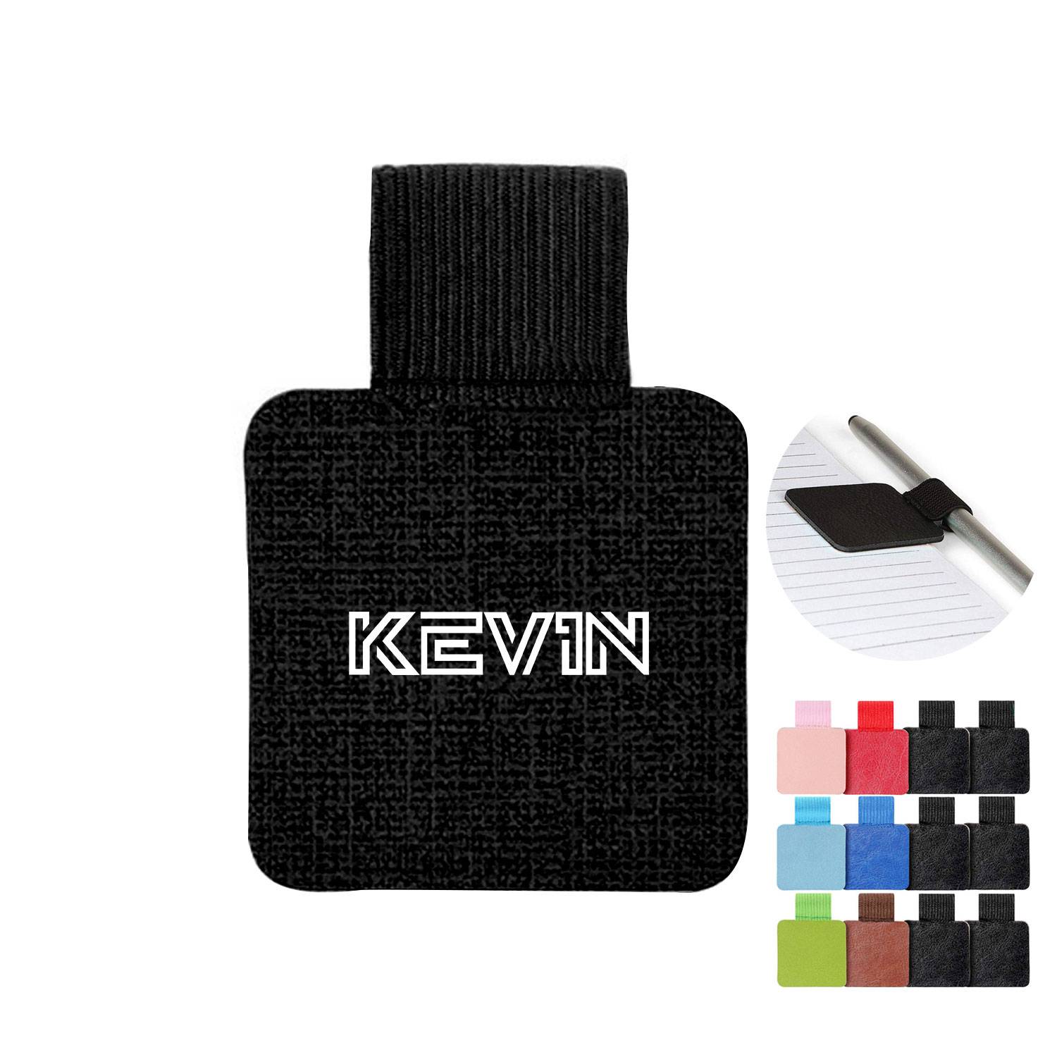 Notebook stick pen holder