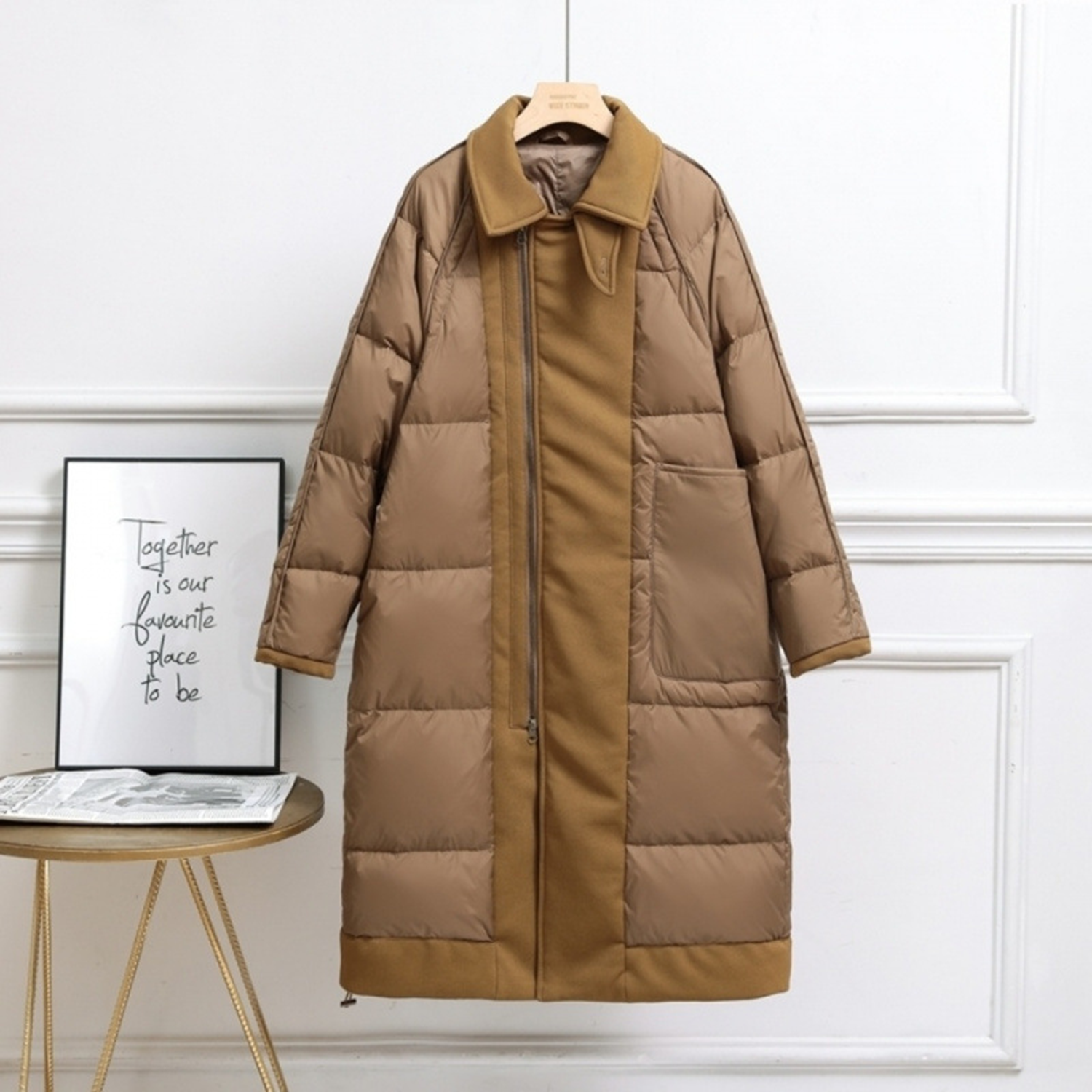 Women's Thickened Down Jacket Long Winter Coat - Image 3