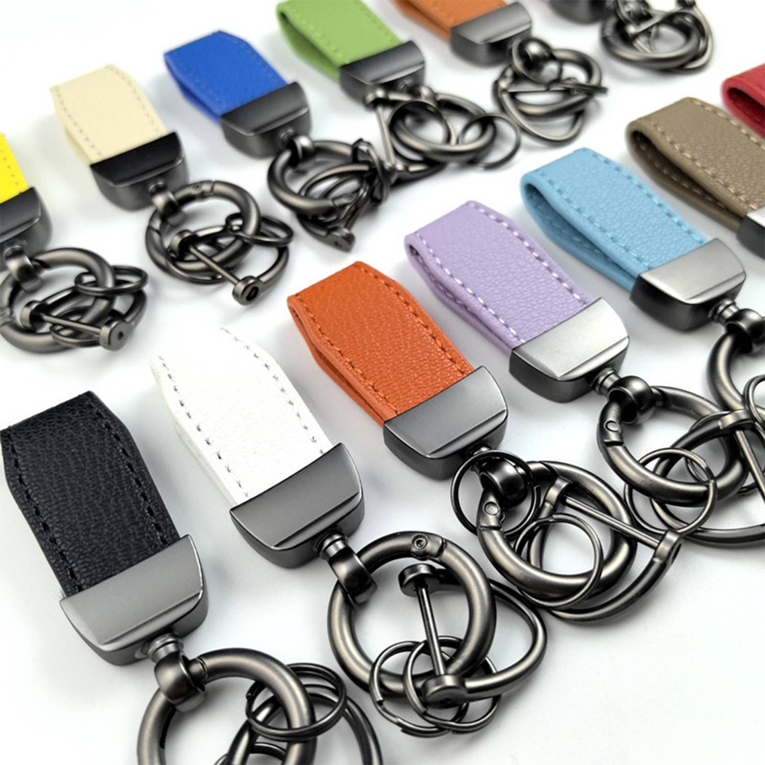 Leather Car Keychain - Image 5