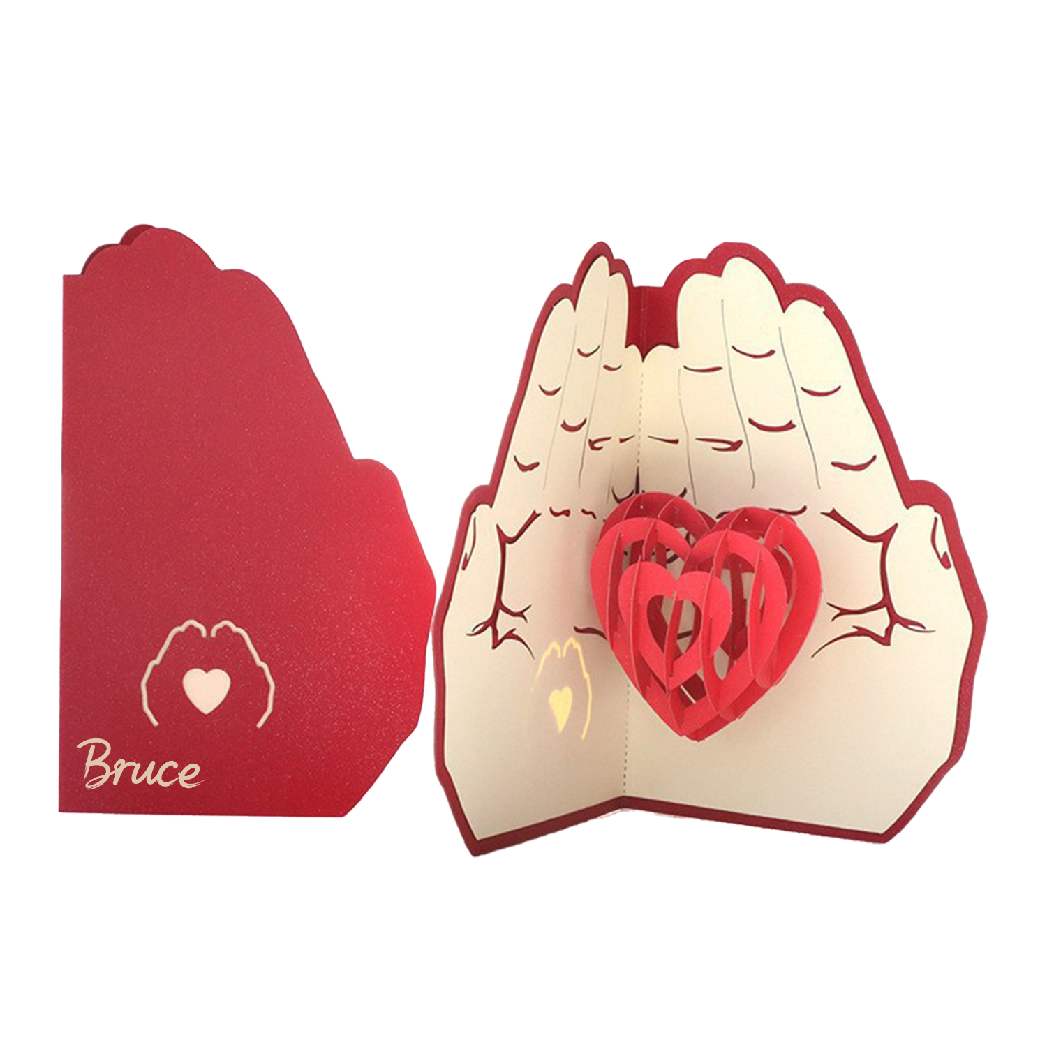Pop Up Heart Anniversary Card