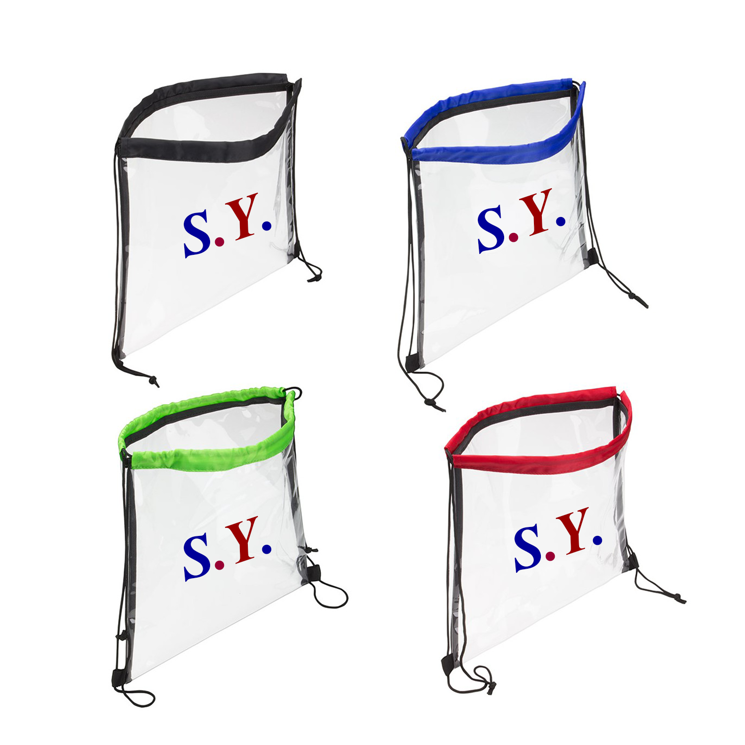 Clear Bag with Drawstring