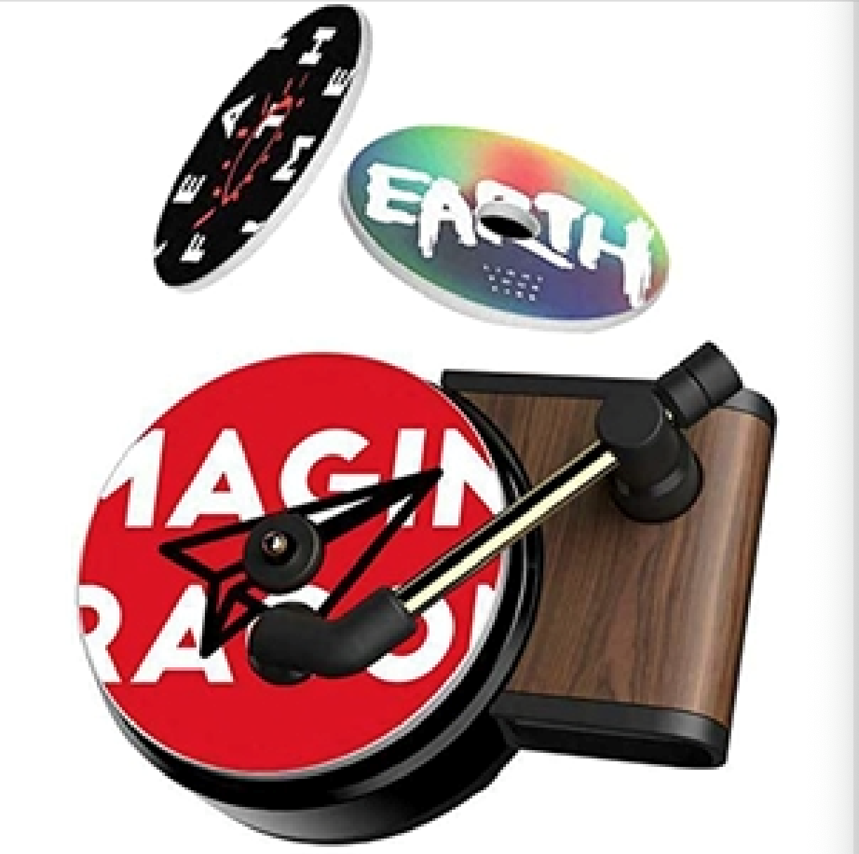 Car Retro Record Player Air Fresh Clip