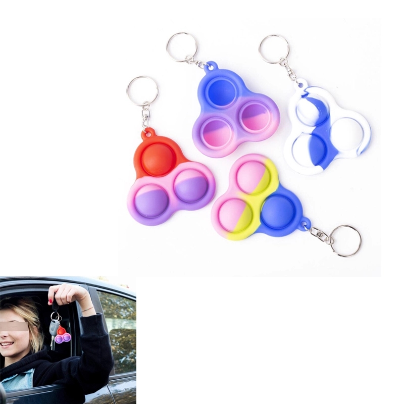 Push Bubble Keychain