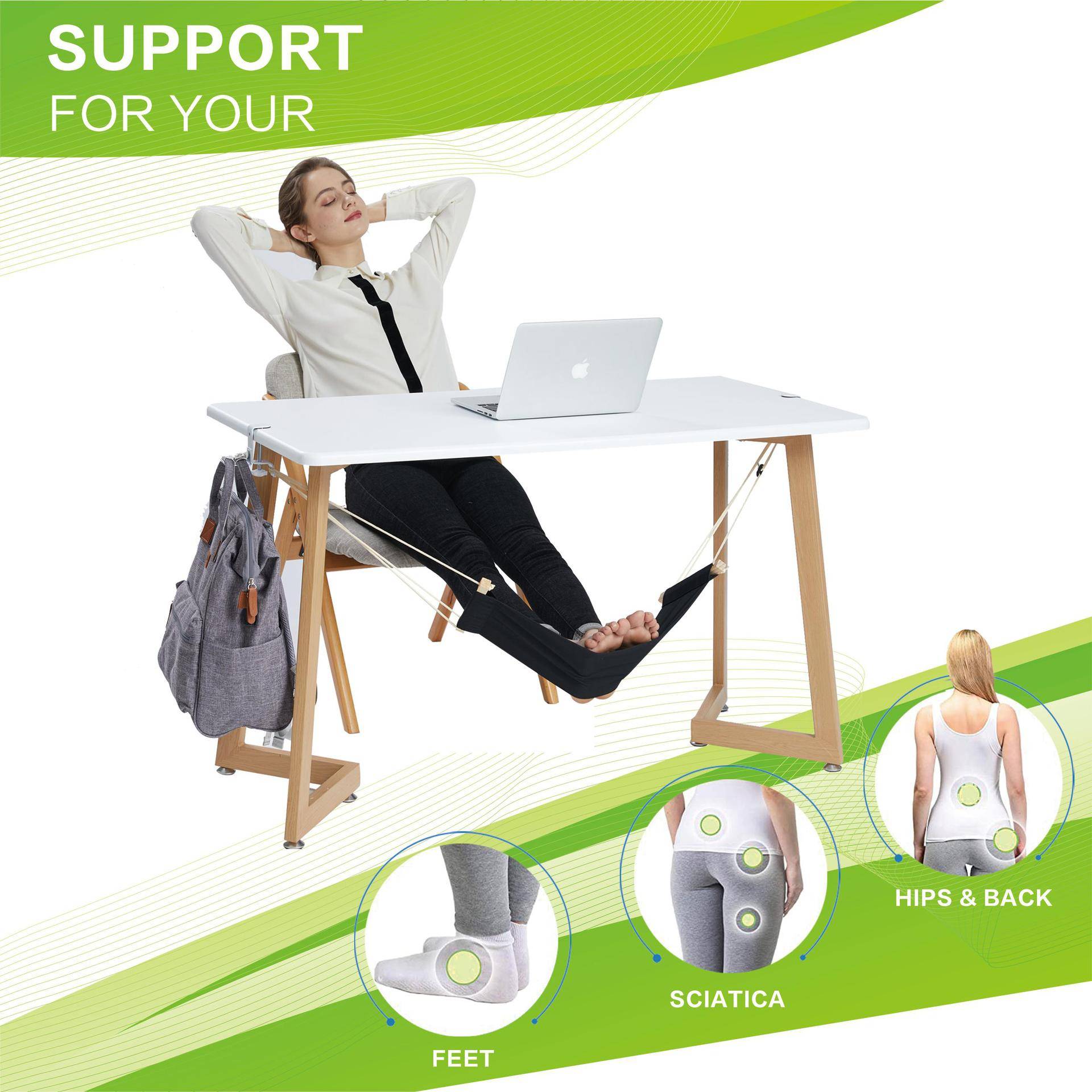 Foot Hammock Under Desk - Image 3