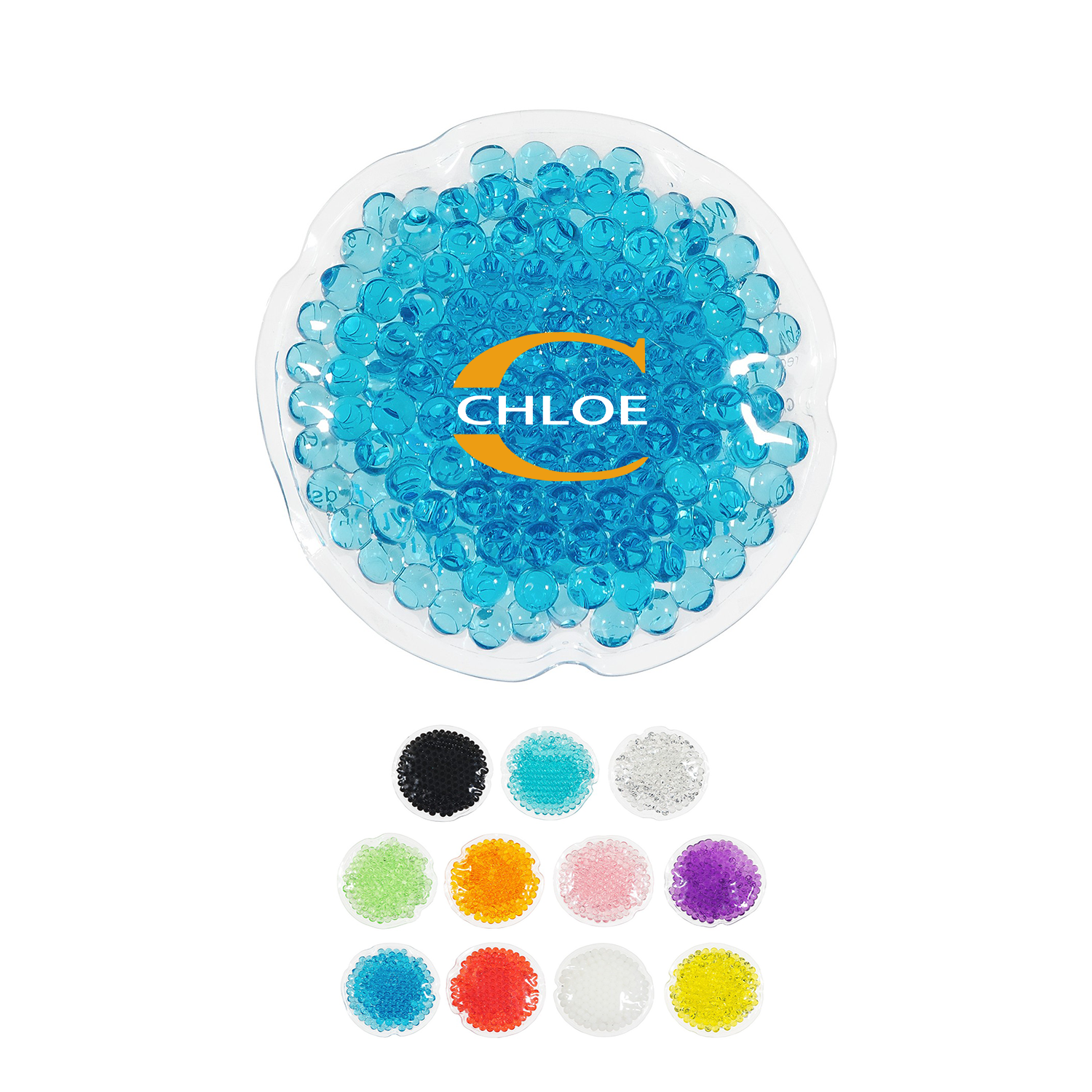 Mini Round Aqua Pearls Cold Pack