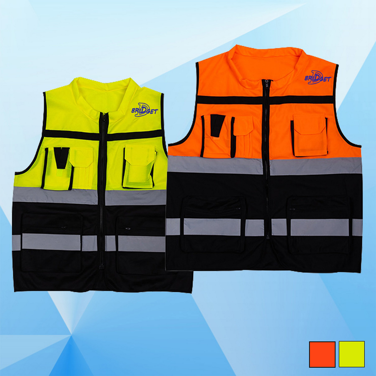Adult Pocket Reflective Safety Vest