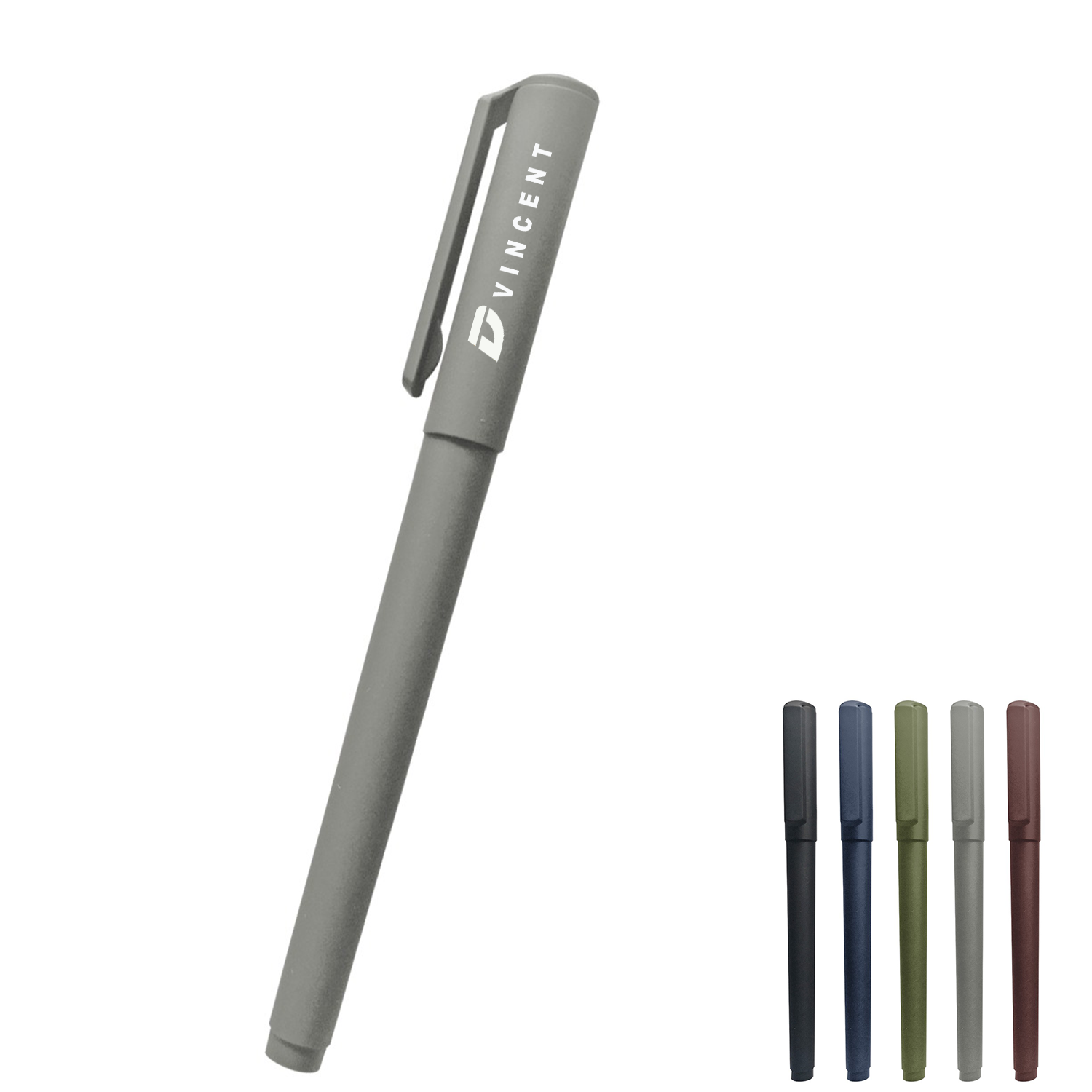 Rubberized Aluminum Pen