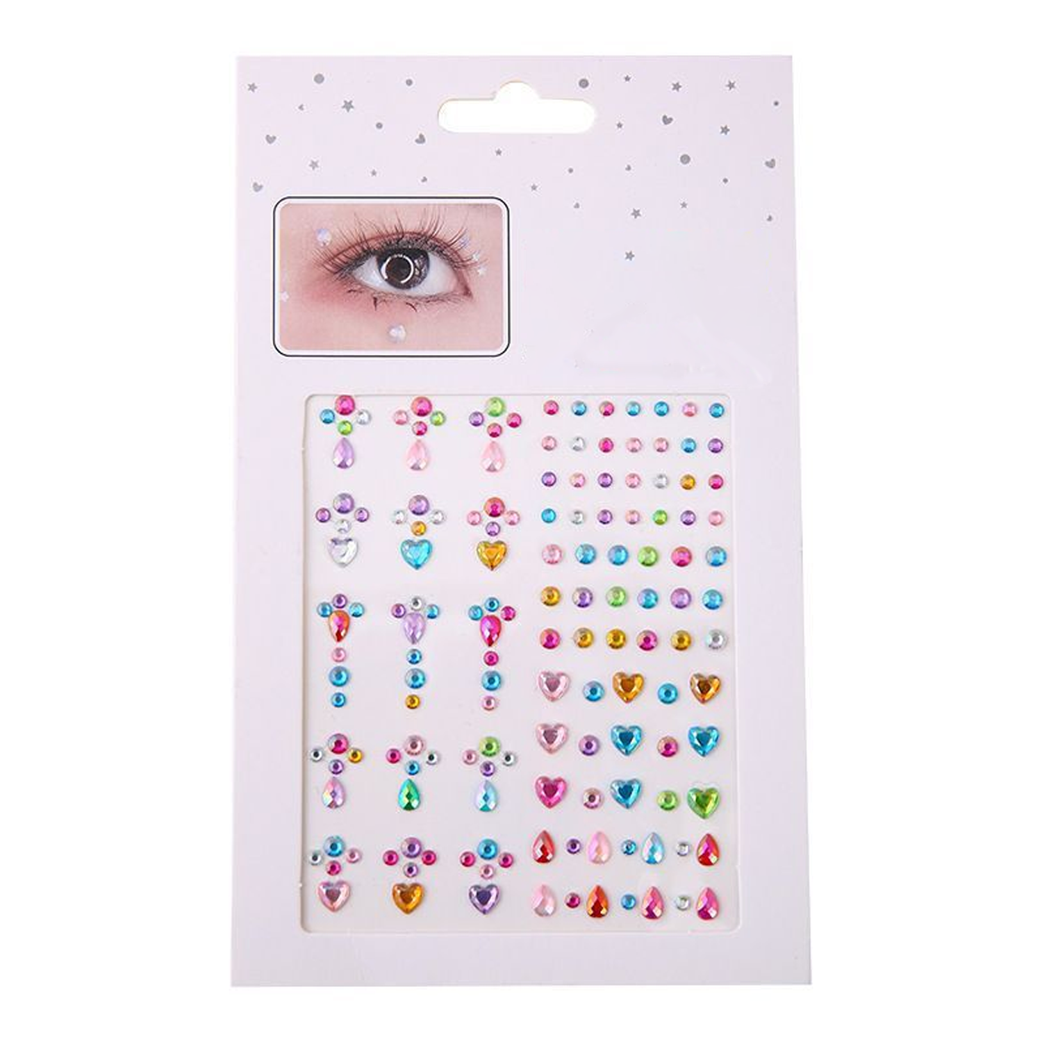 Holographic Self Adhesive Face Jewels Stickers - Image 5