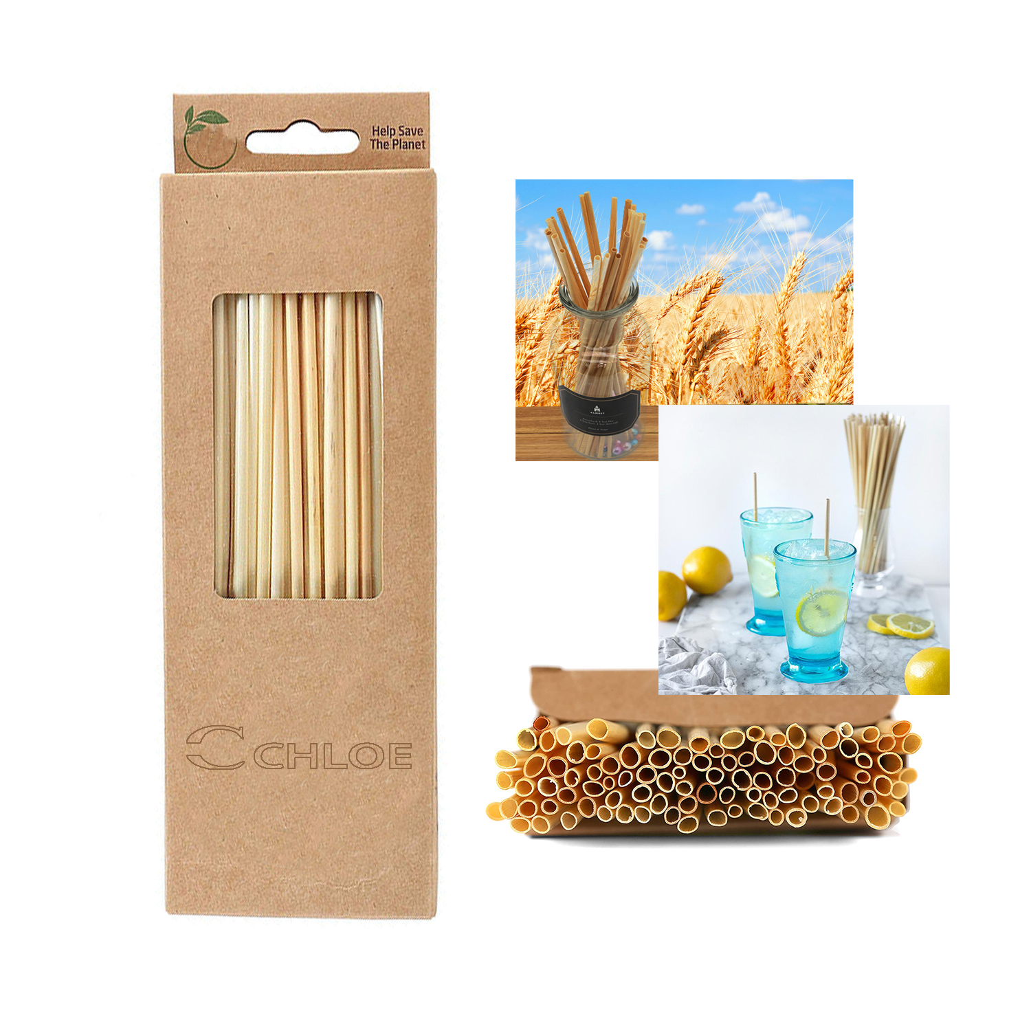 Craft Box Paper Straws