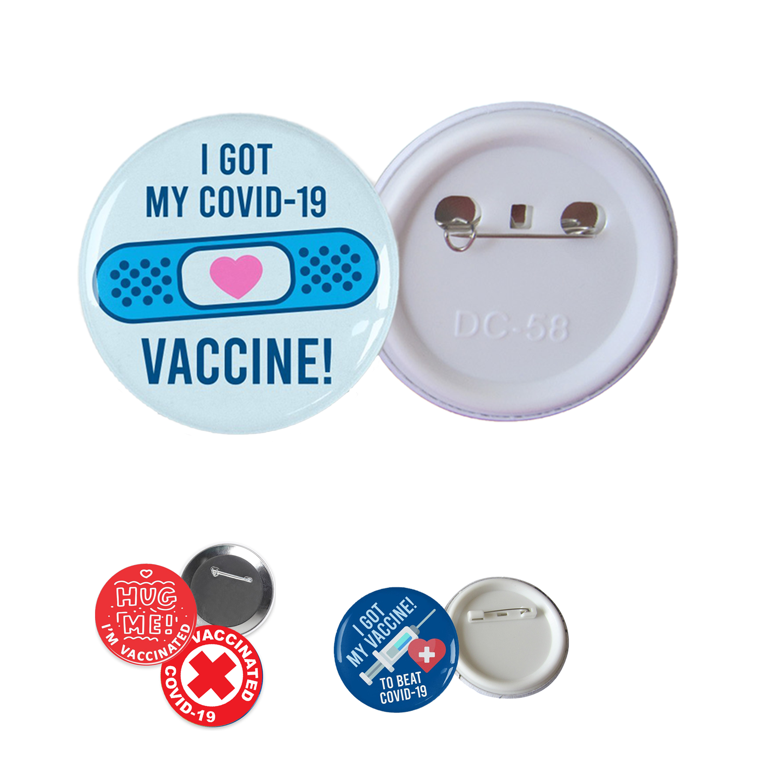 I'm Vaccinated Lapel Pin