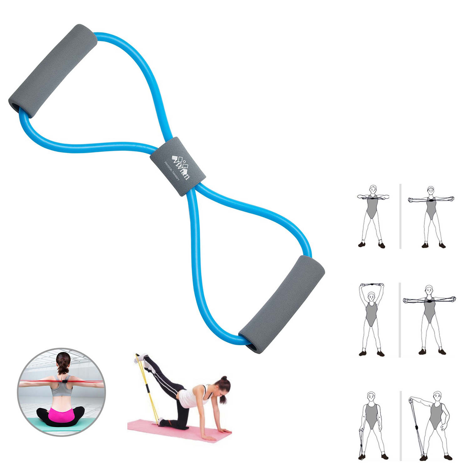 Household Fitness Elastic Stretch Training Band