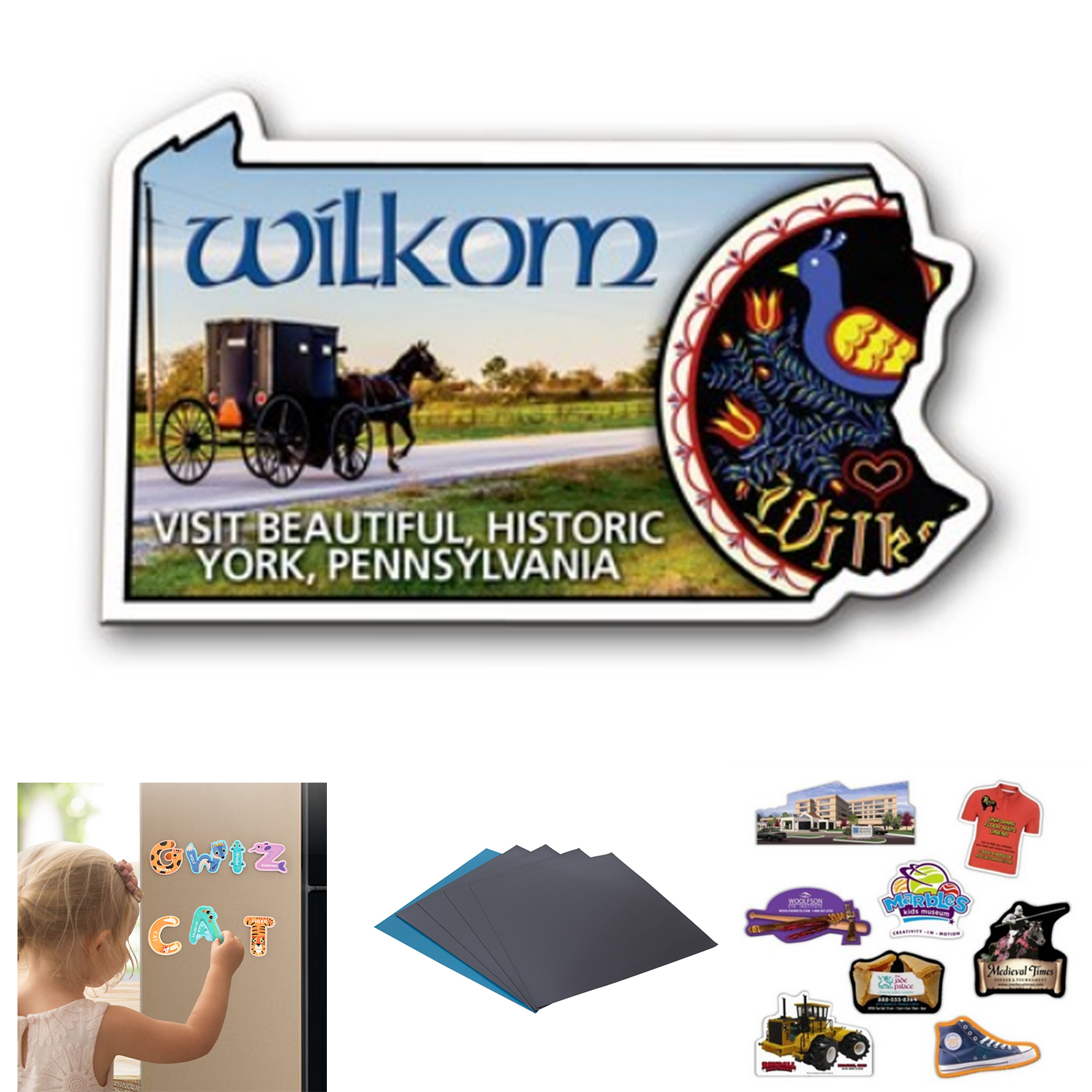 Custom Flat Flexible Magnet