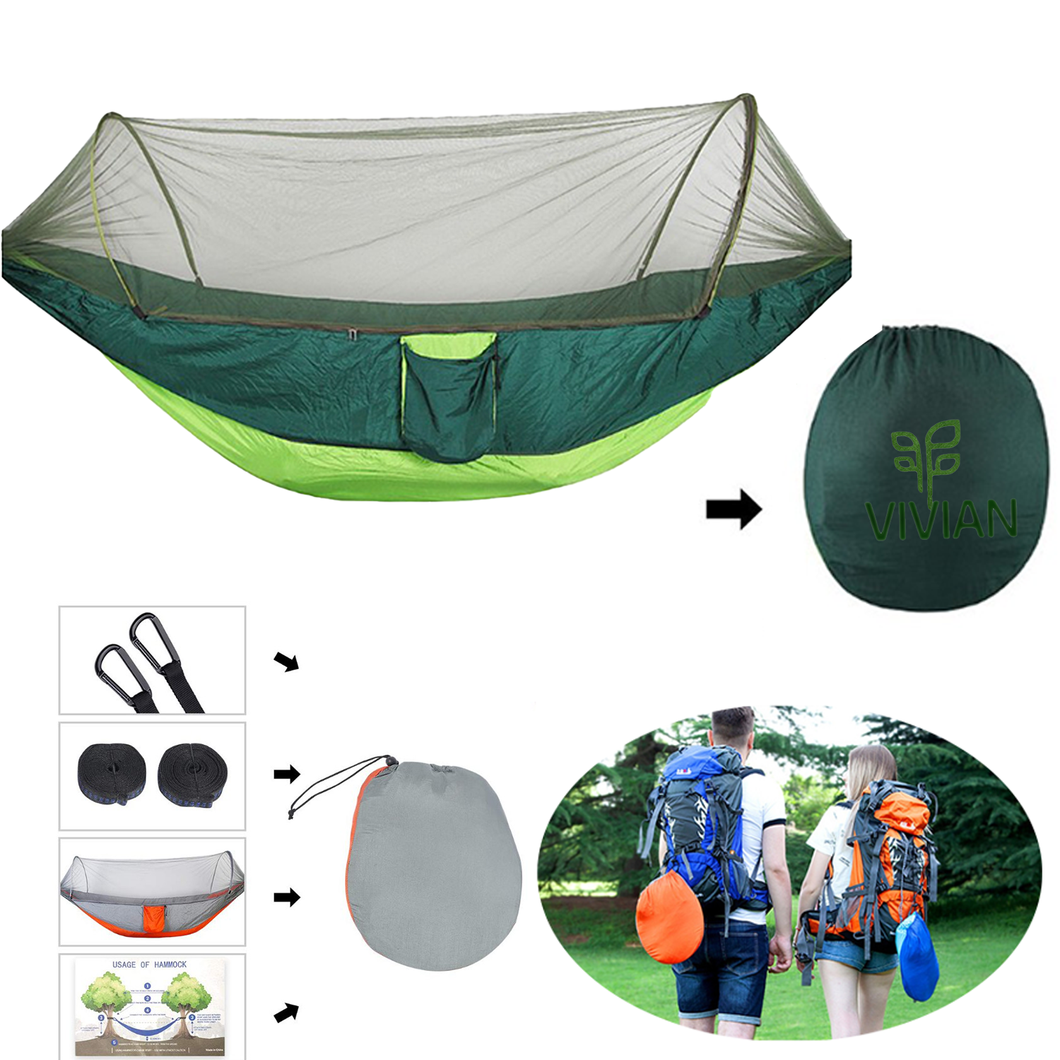 Portable Camping Hammock