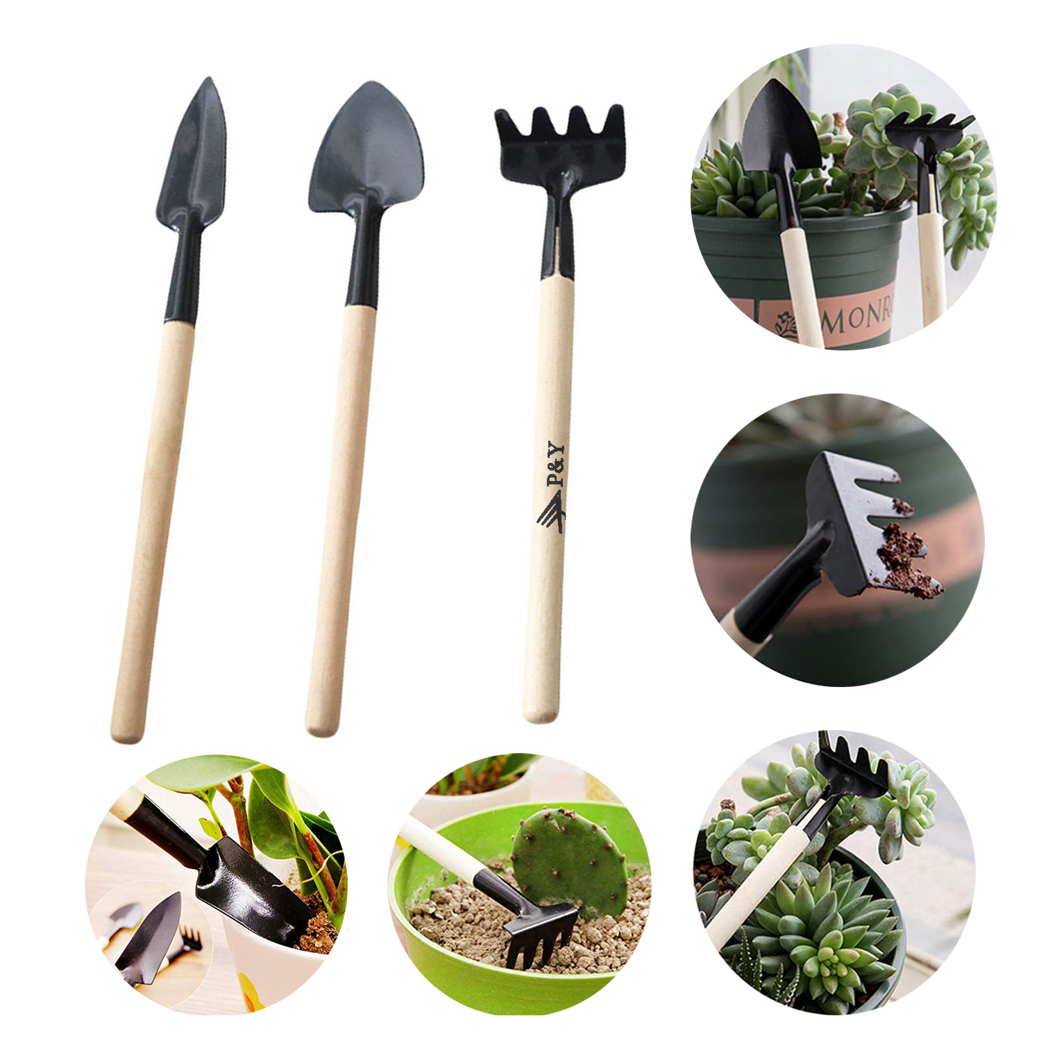 Mini Gardening Three-Piece Set Tools