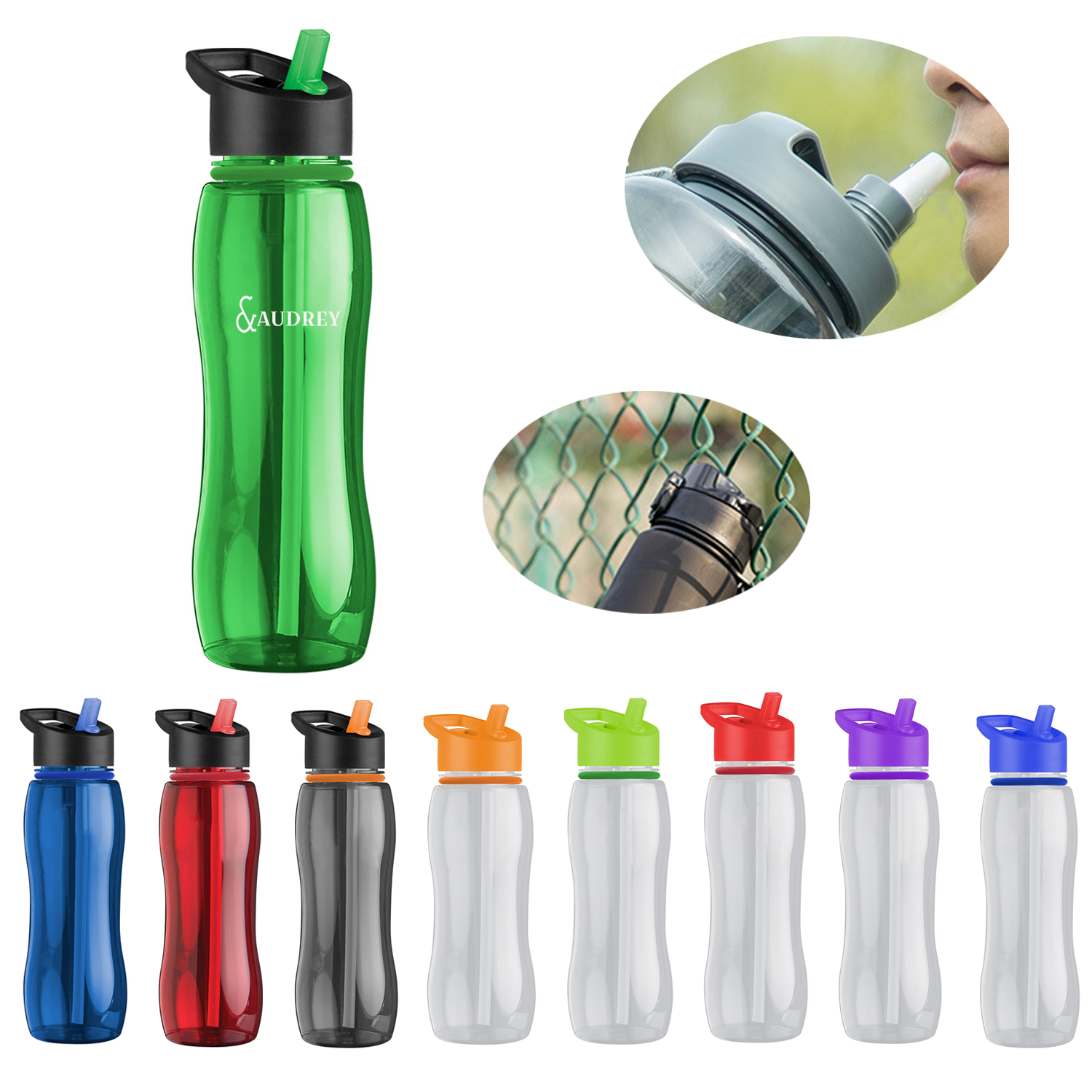 25oz Sports Bottle with Collar
