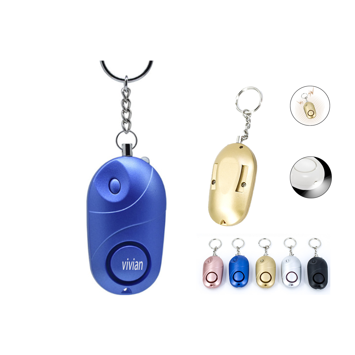 Safety Alarm Key Chain