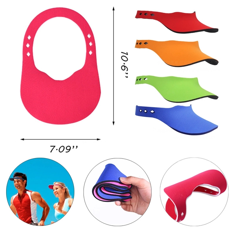 Sport Hat Neoprene Sun Visor Cap