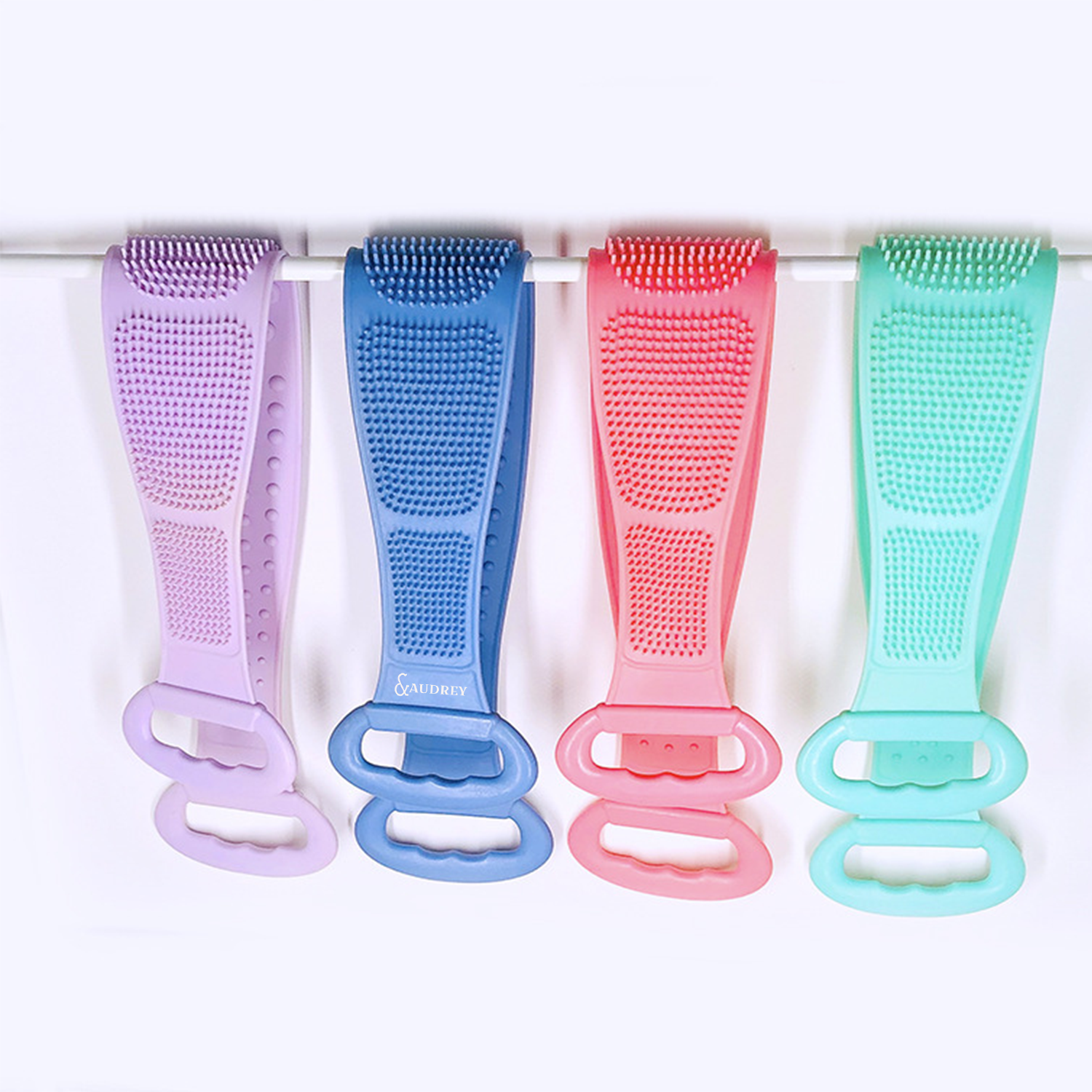 Lengthened Silicone Exfoliating Shower Towel