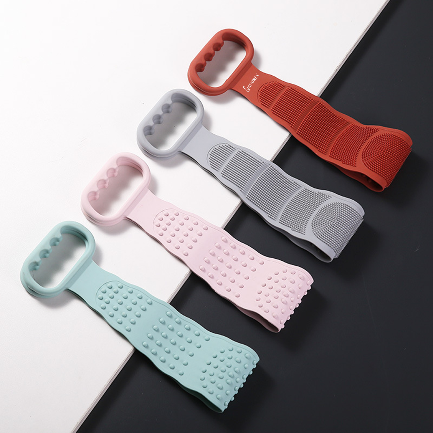 Rub Back Mud Silica Gel Bath Towel