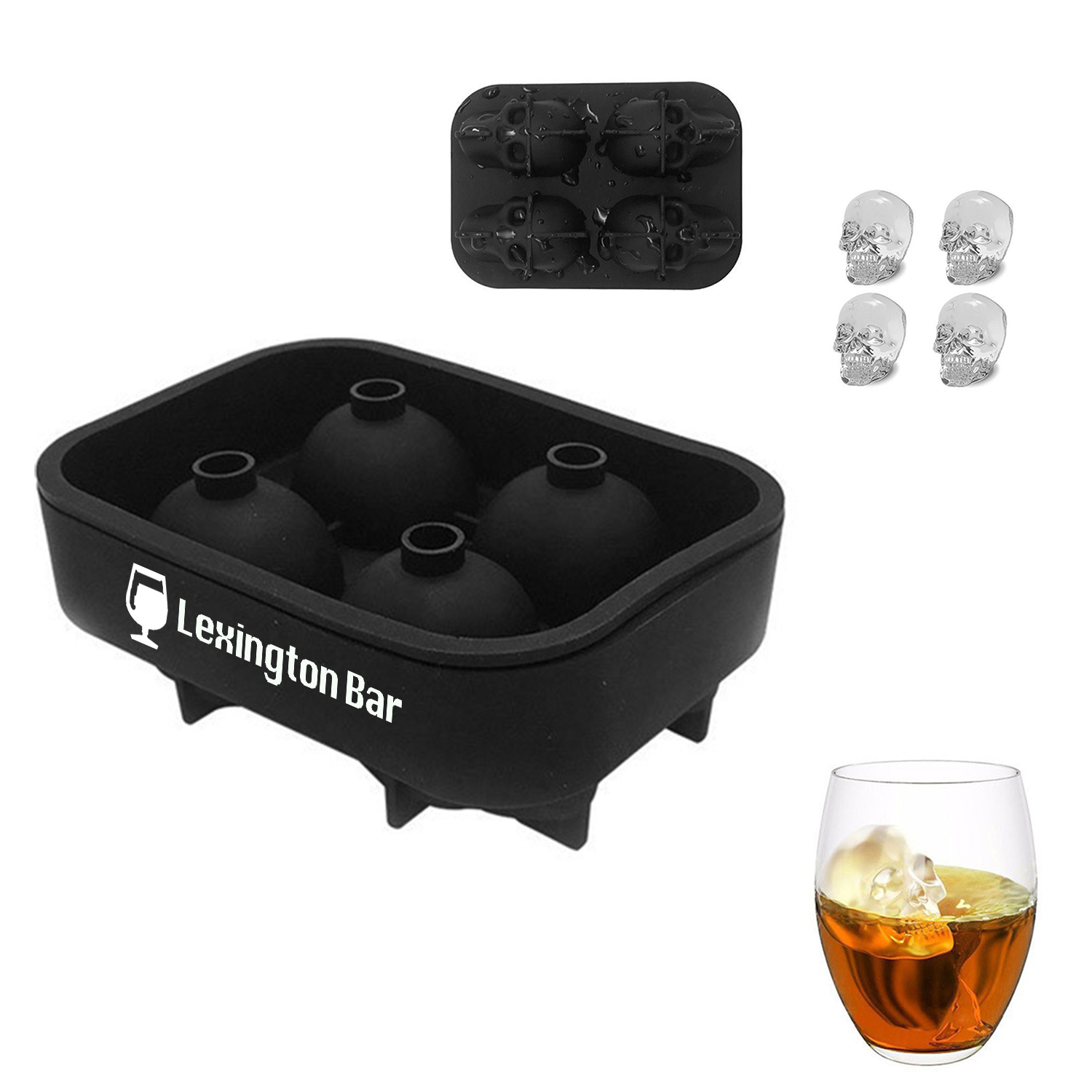 Skull Ice Making Mould