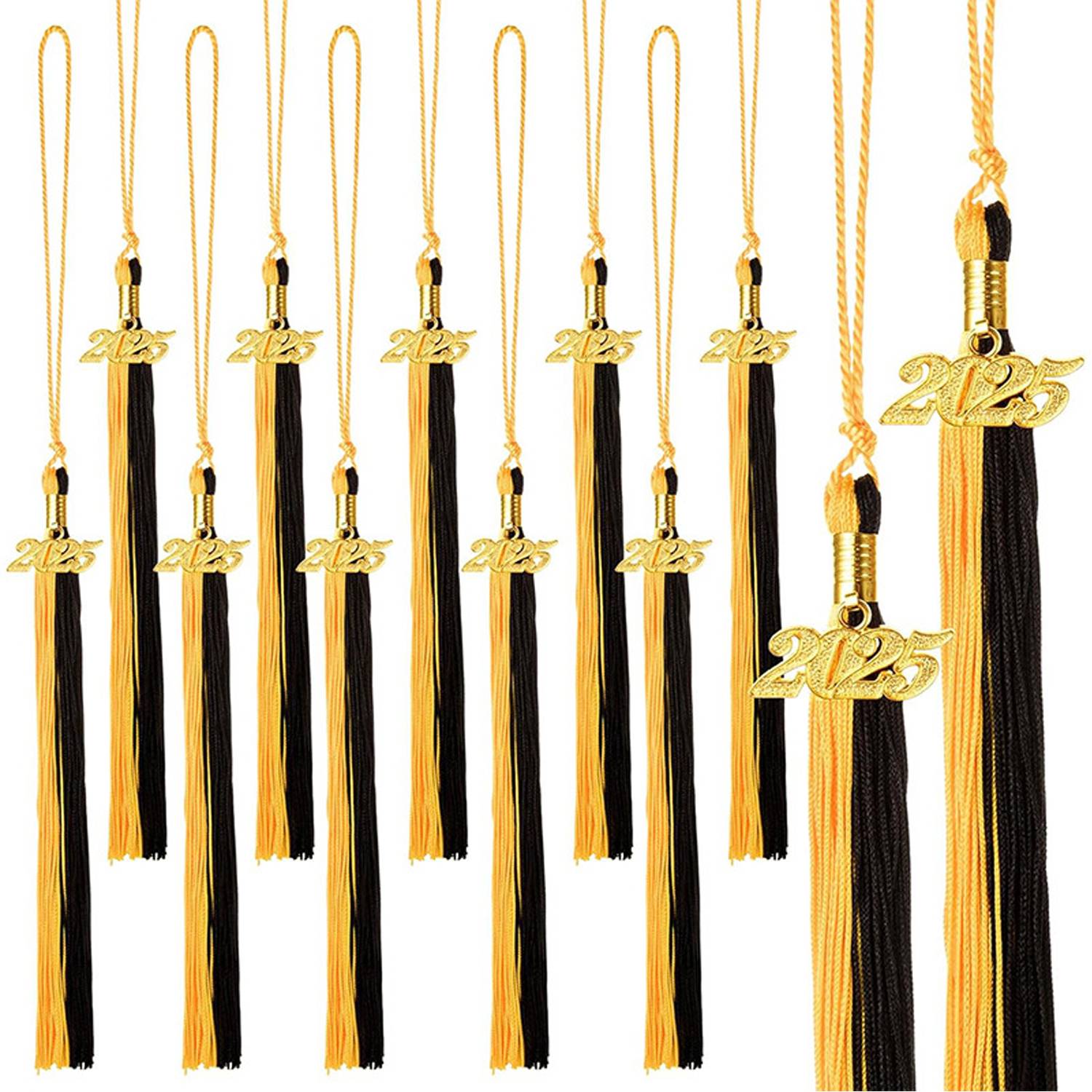 Graduation Tassels With Gold 2025 Year Charm Pendant - Image 8