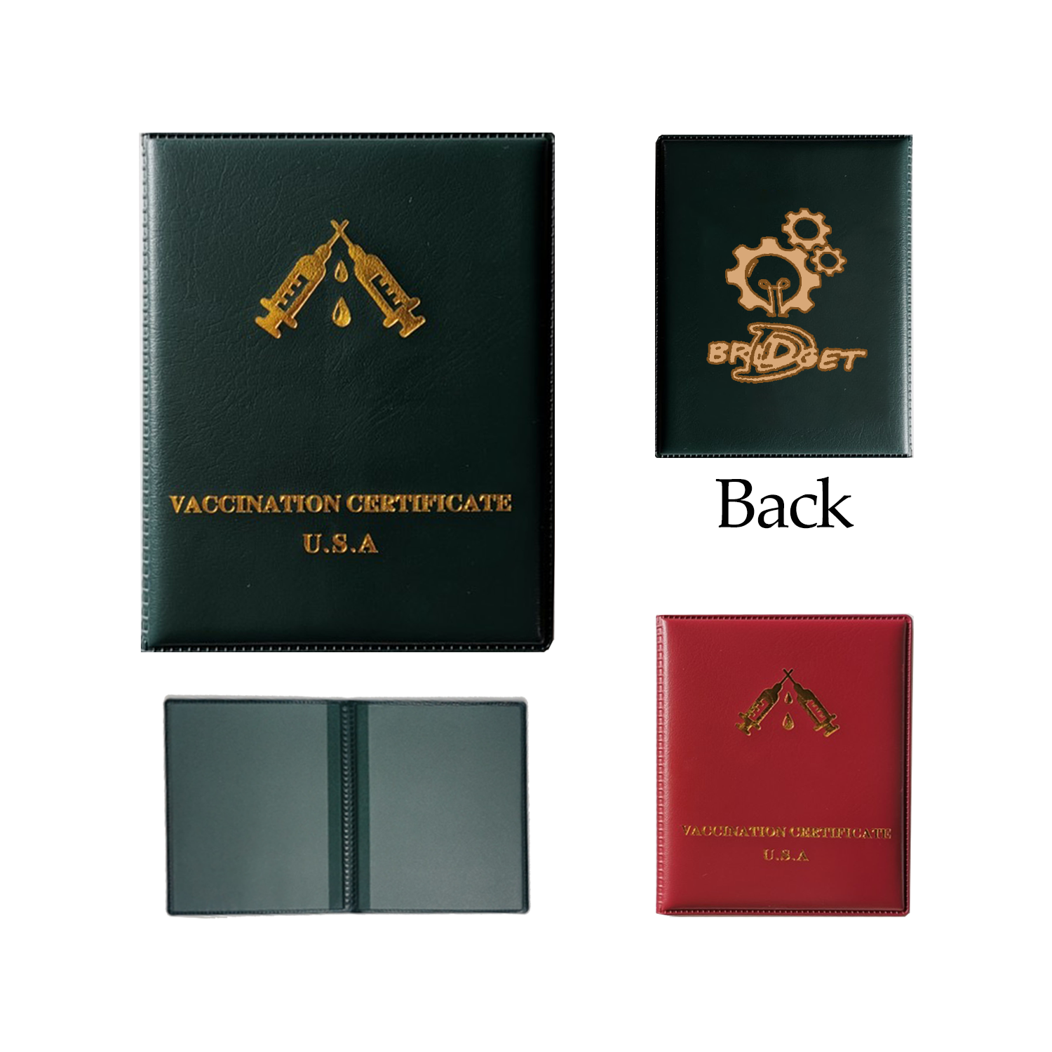 PU CDC Vaccination Card Protector 4 X 3 in