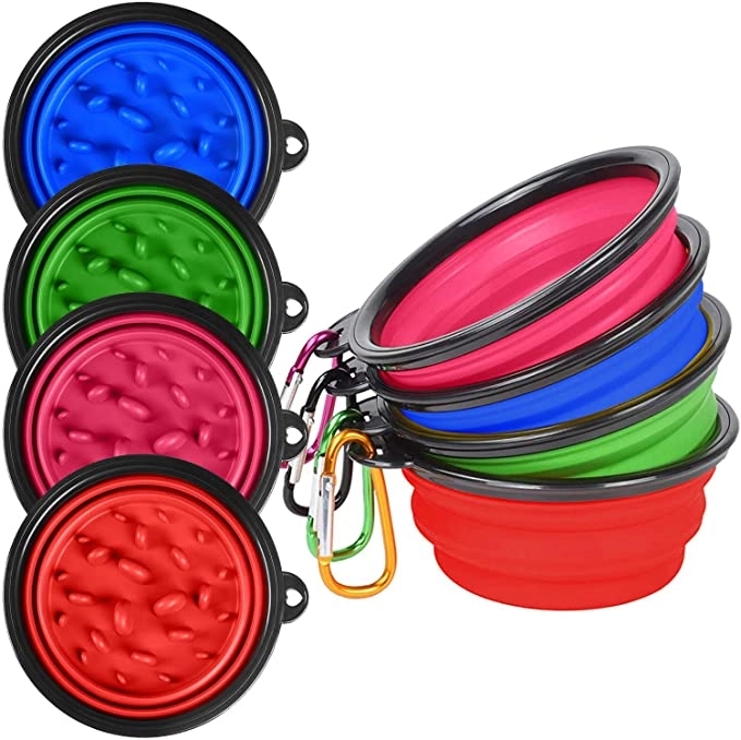 Collapsible Foldable Slow Feeder Pet Dog Cat Puppy Silicone