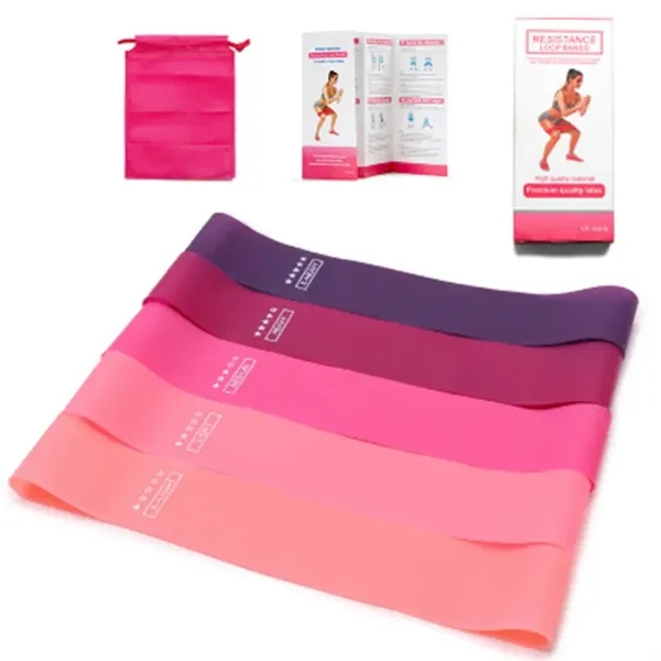 Silicone Yoga Stretch Band(Five piece set)