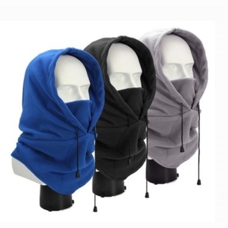 Multifunctional double layer polar fleece scarf mask