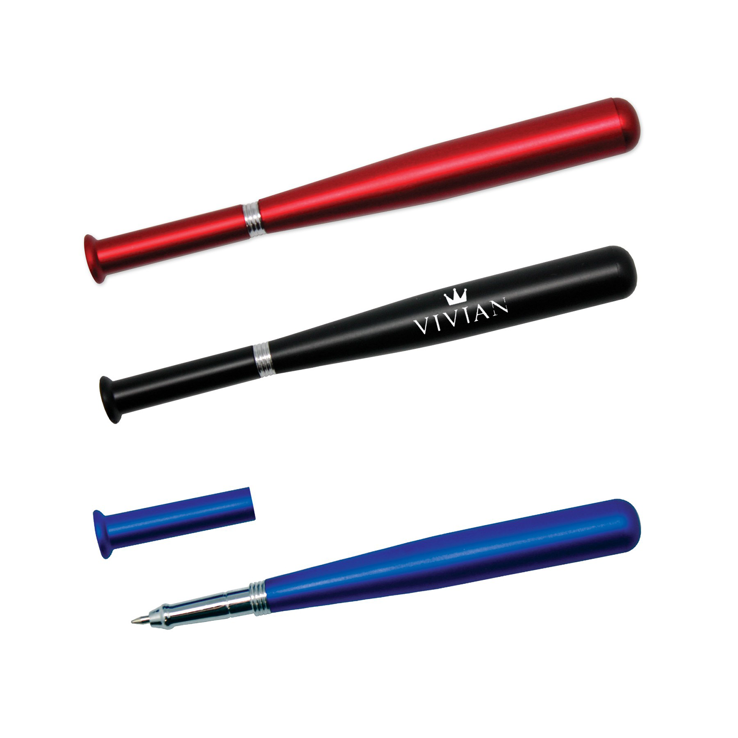 Metallic Baseball Bat Pen
