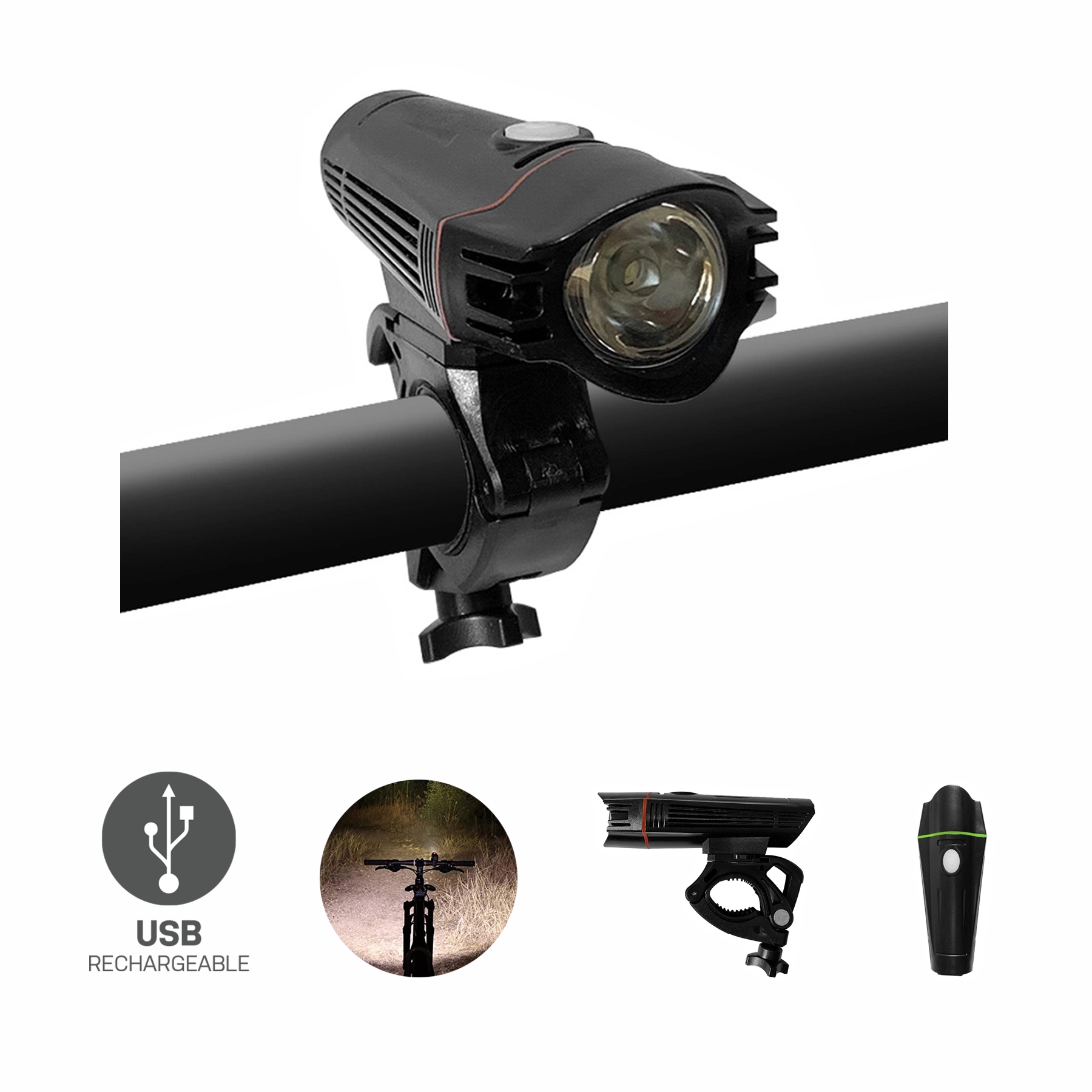 Ultra Bright USB Rechargeable Bike Light